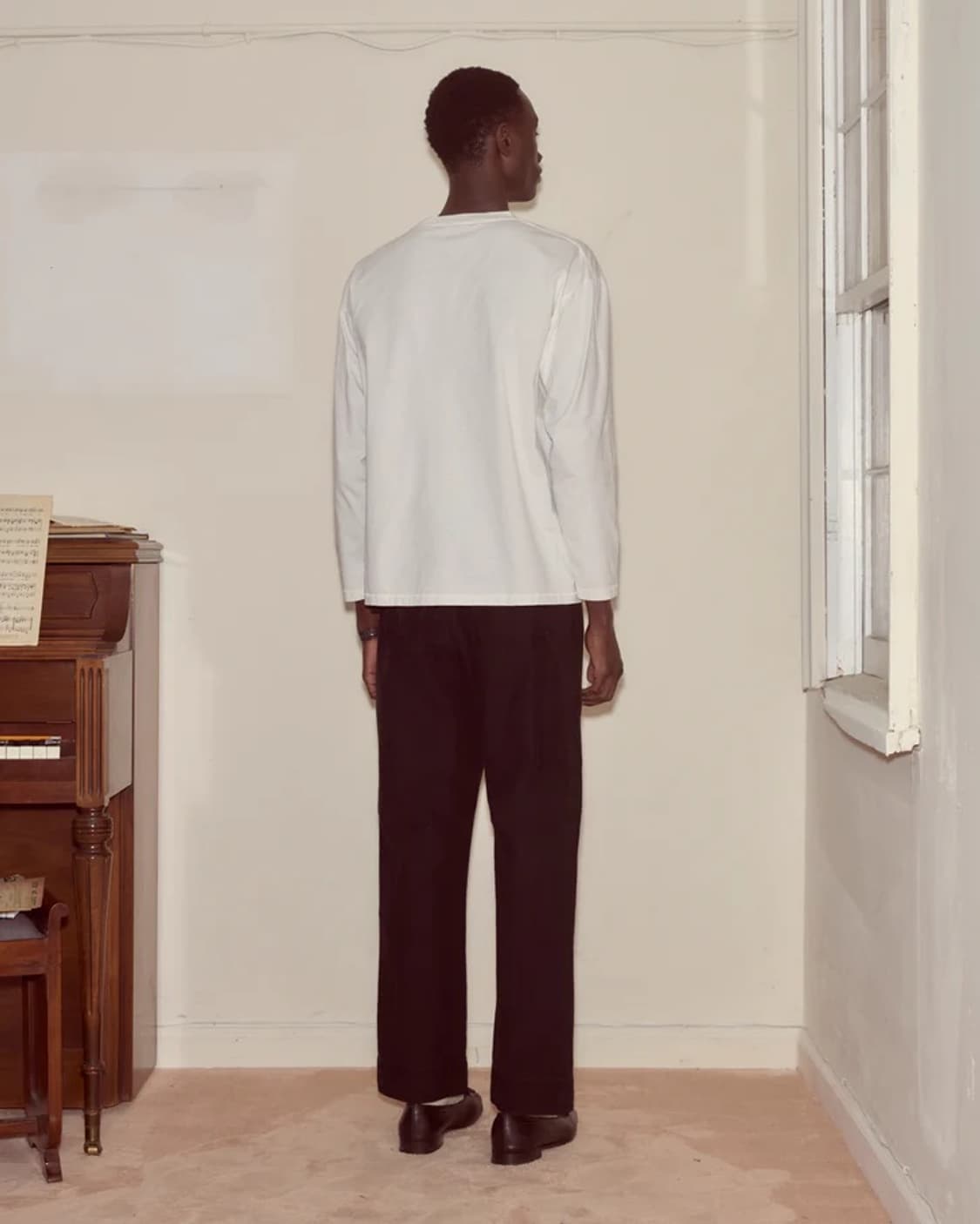 [XL]보디 BODE Campground 롱 슬리브리스 탑/화이트 상품이미지3