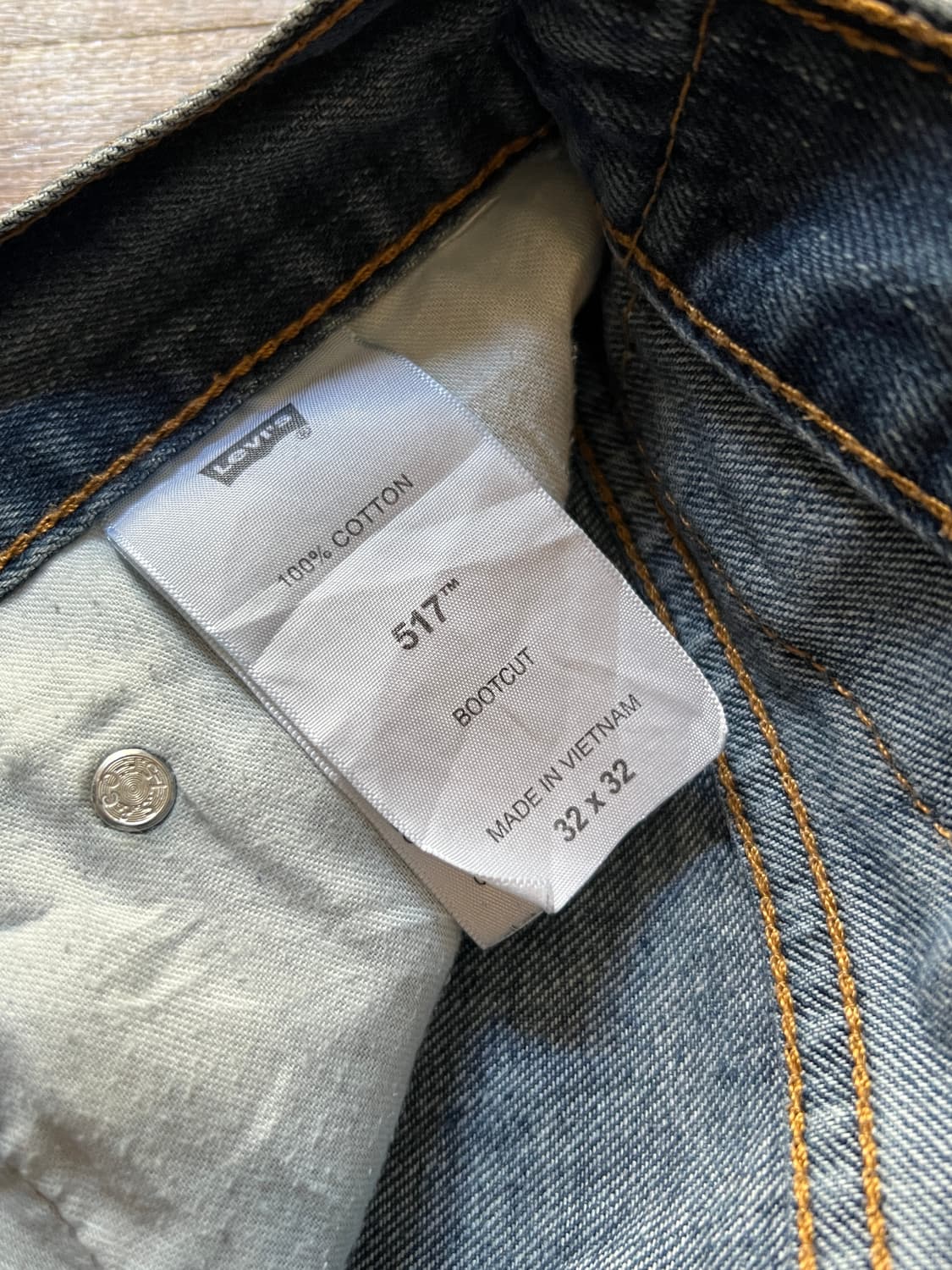 [32]리바이스 517 빈티지 페이딩 플레어핏 데님 팬츠 상품이미지7