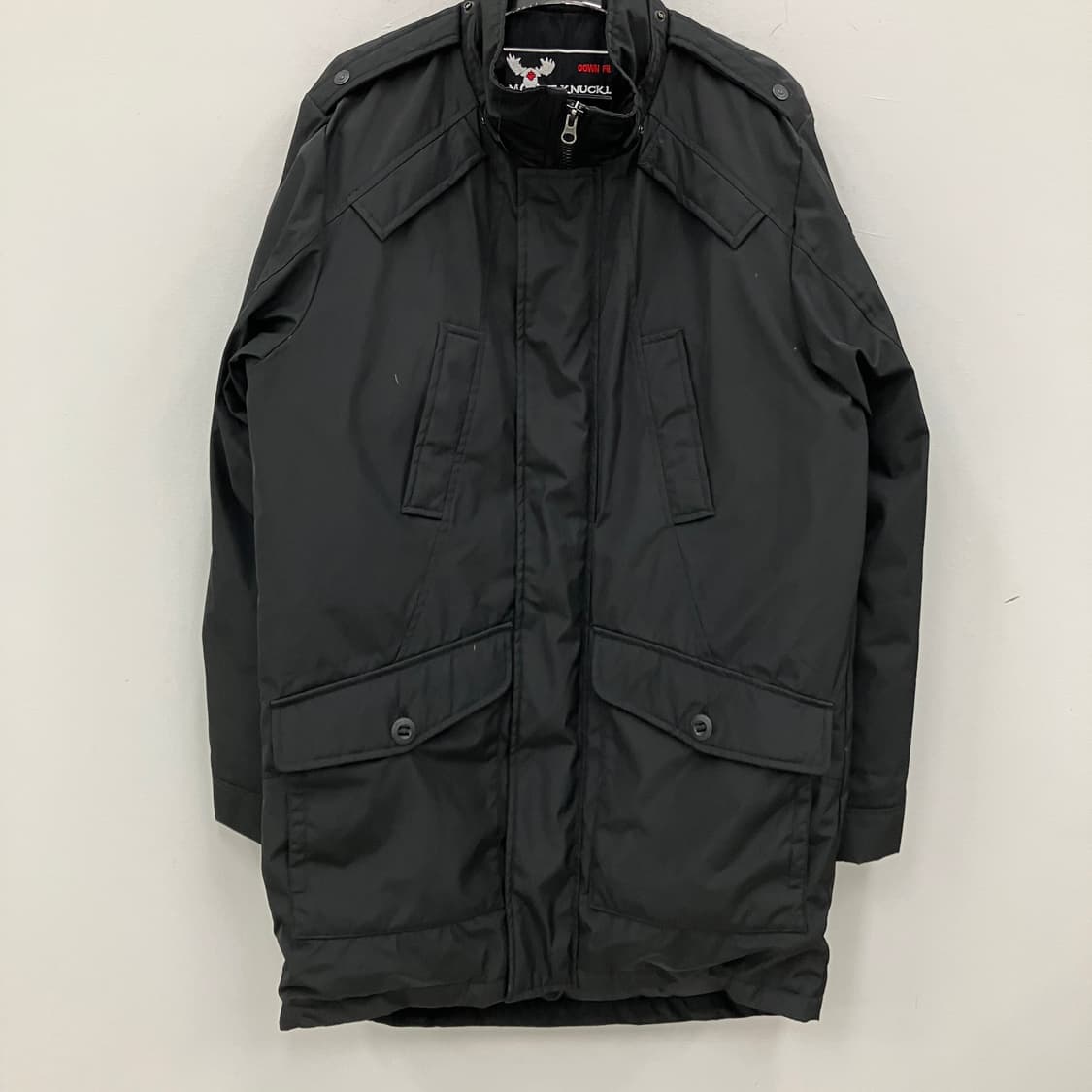 무스너클 블랙 롱 패딩 L 상품이미지4