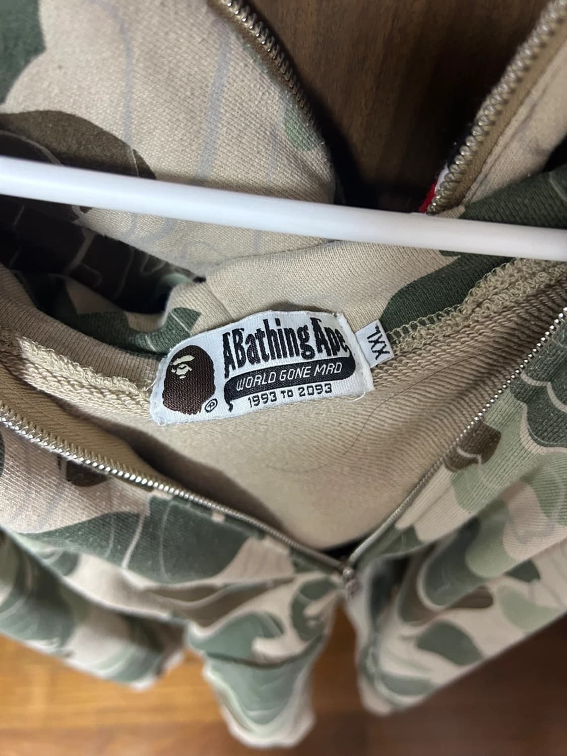 베이프 카모 후드집업 상품이미지10