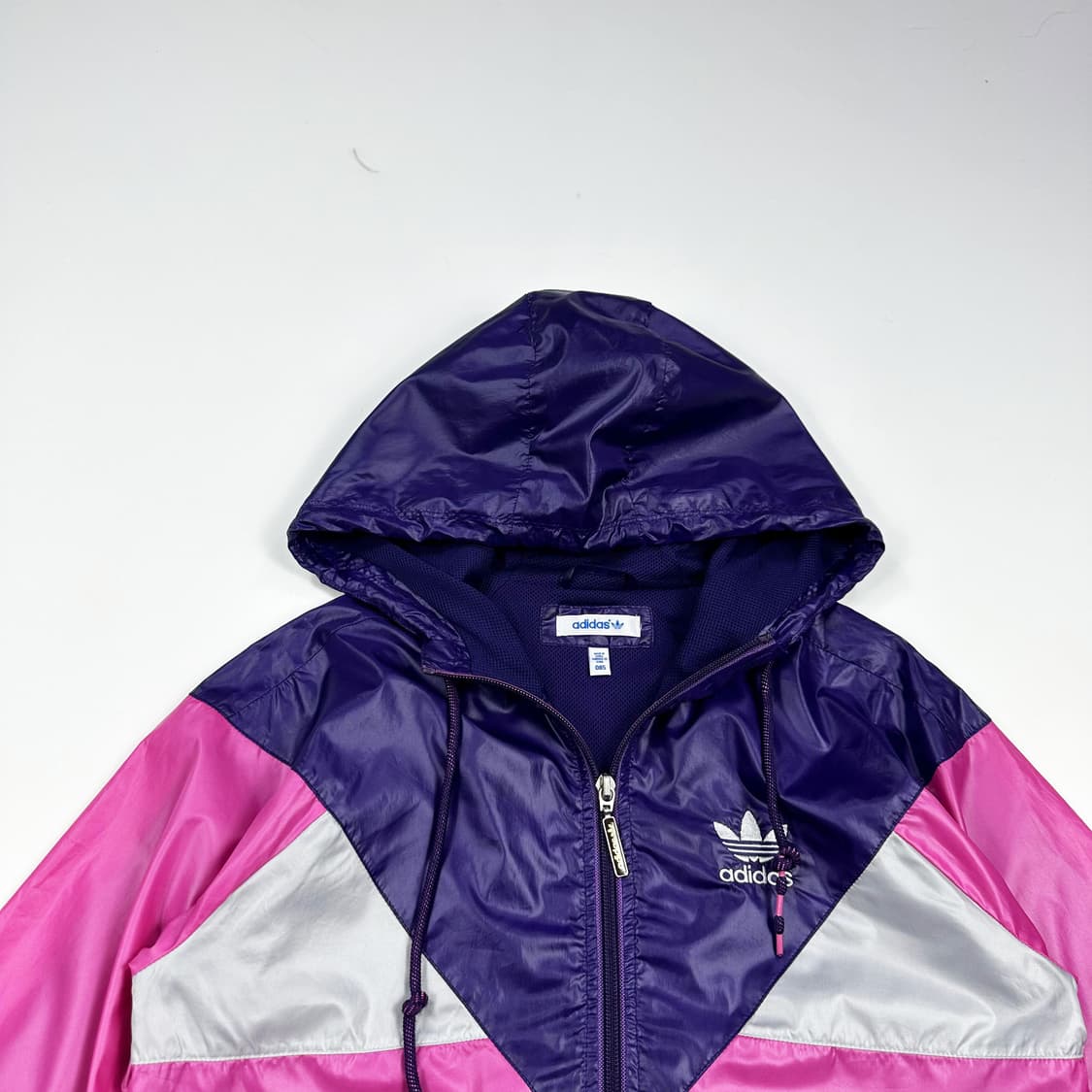 아디다스 올드스쿨 여성 빅로고 바람막이 XS 상품이미지2