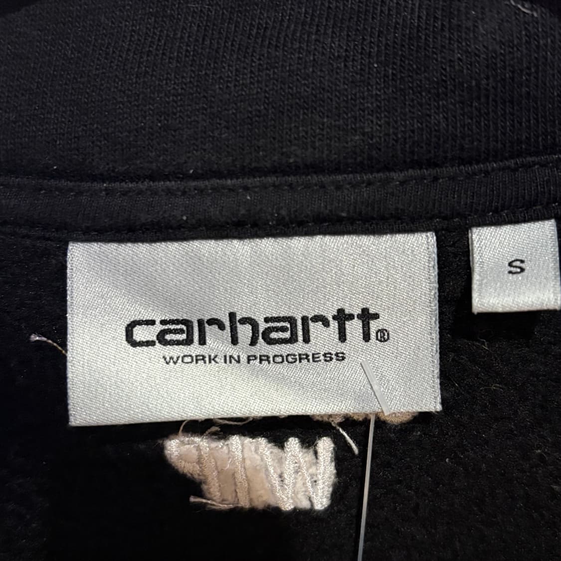 칼하트 wip 빅로고 레트로 스포츠 히프집업 스웻셔츠 상품이미지5