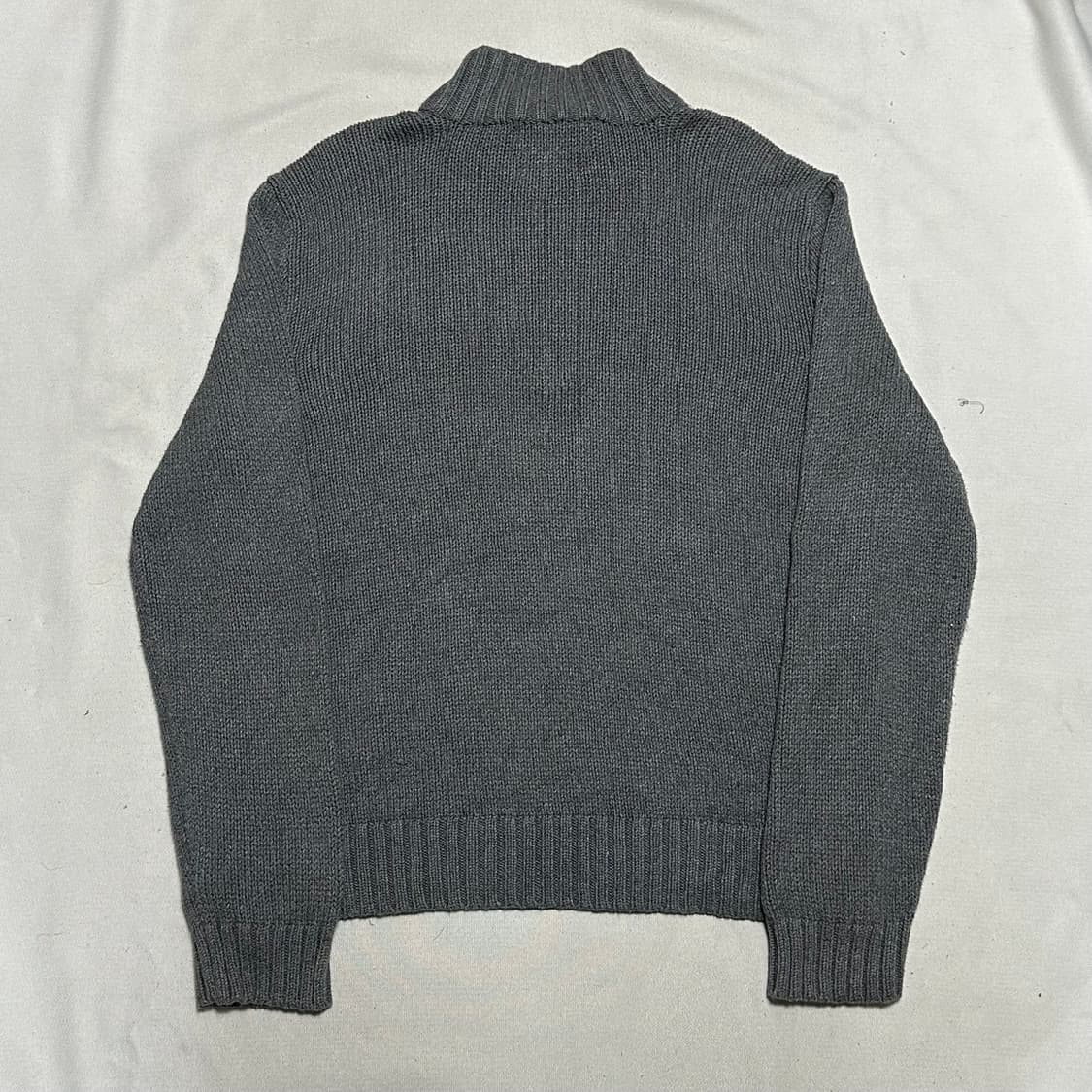 L 폴로랄프로렌 코튼 하프 반집업 니트  상품이미지3