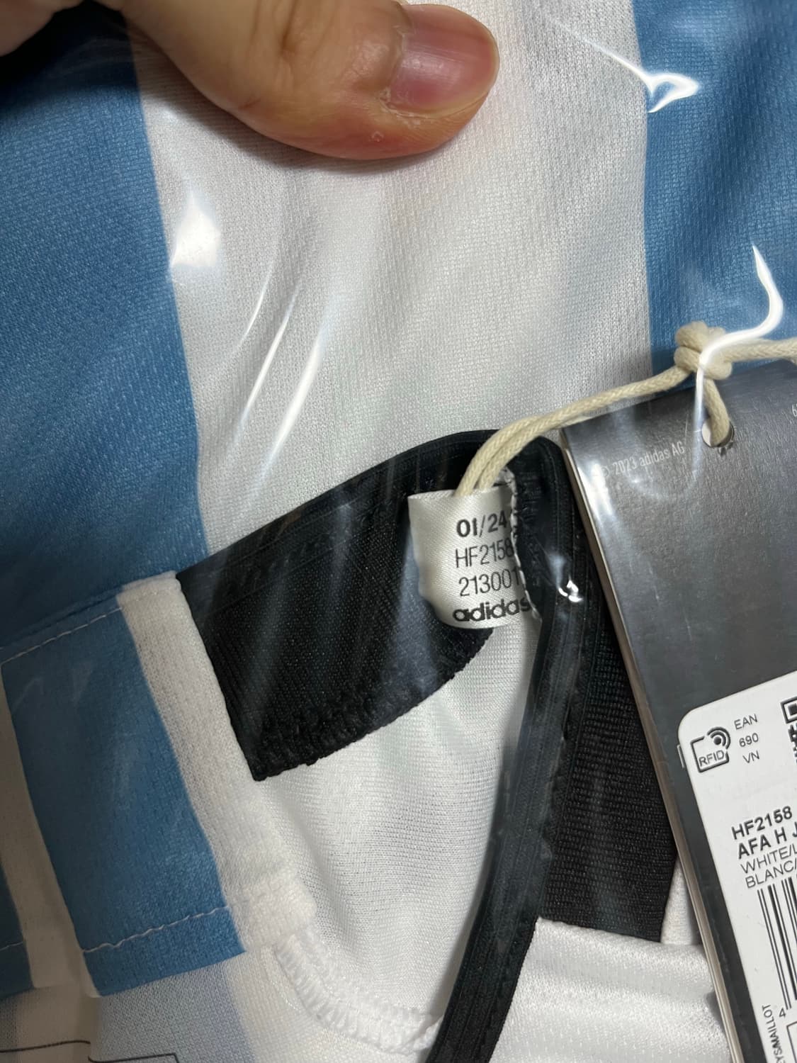 [xl] 아르헨티나 22 카타르 월드컵 결승 유니폼 메시 마킹 상품이미지4