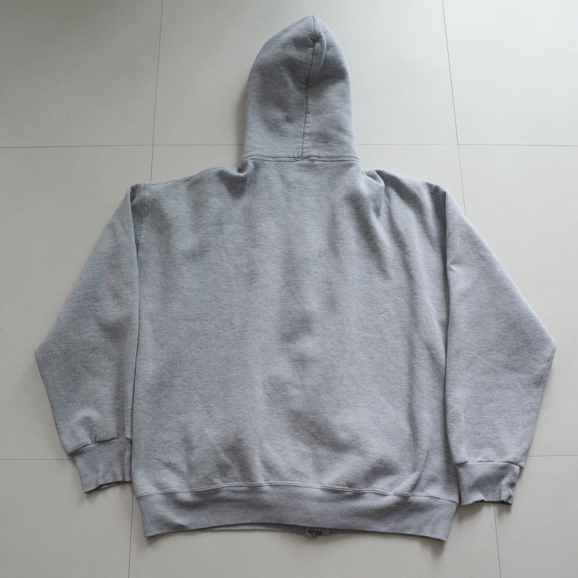 90s 러셀 애슬레틱 MADE IN USA 그레이 후드집업 XL 상품이미지8