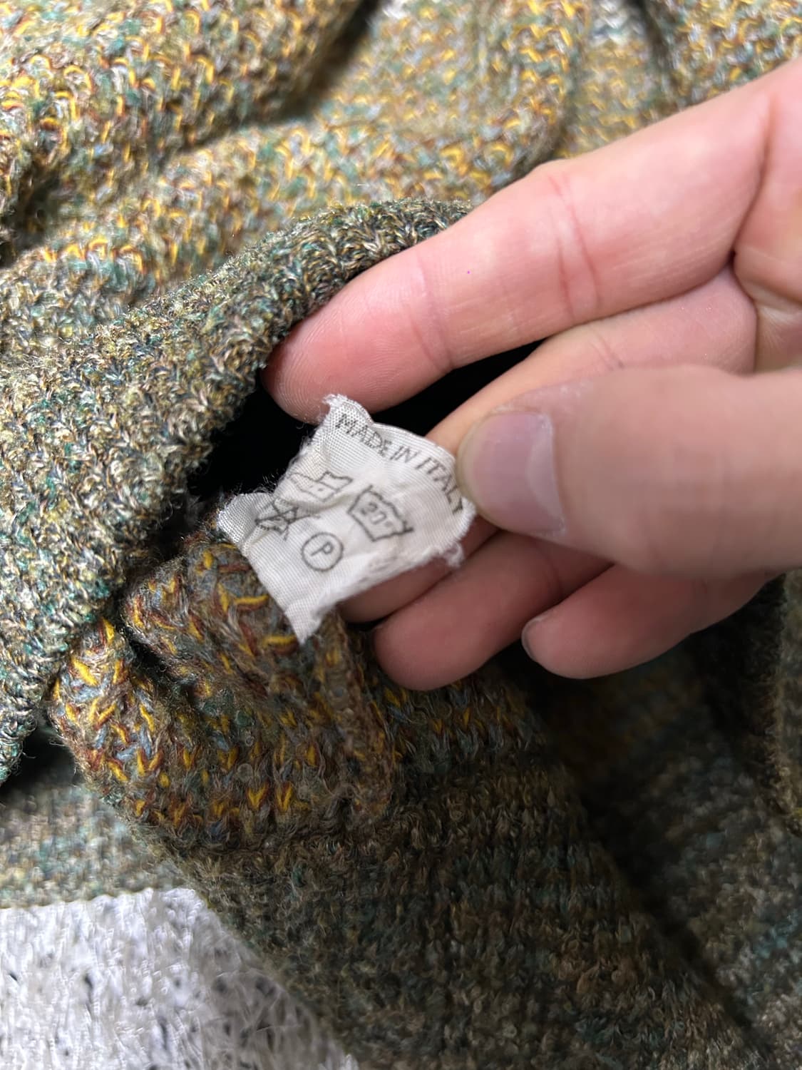 이태리제 니트 사이즈 105 상품이미지5