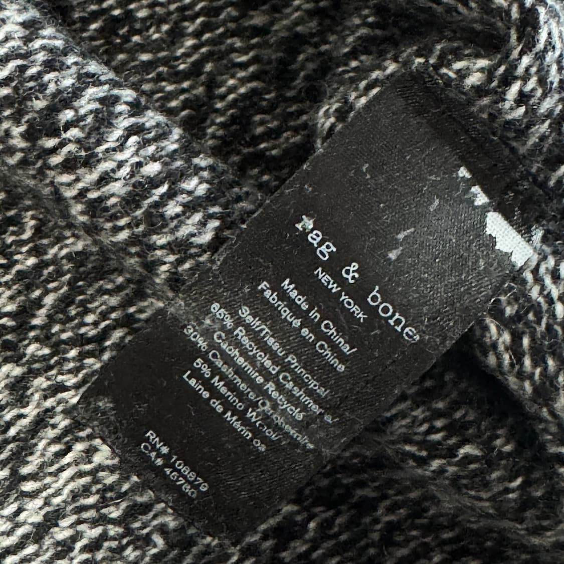 랙앤본 캐시미어 크루넥 풀오버 상품이미지3