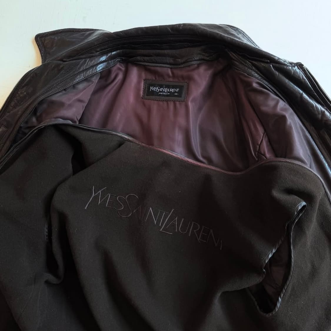 90‘s YSL 양가죽 레더 자켓 상품이미지6