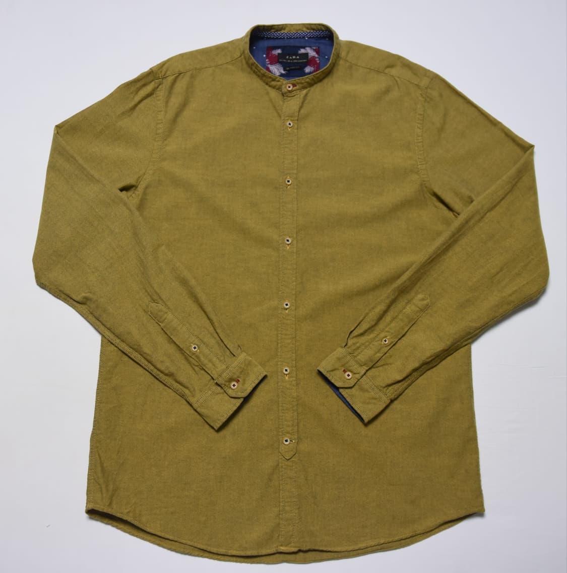 자라 릴렉스핏 차이나 카라 셔츠 L 상품이미지1