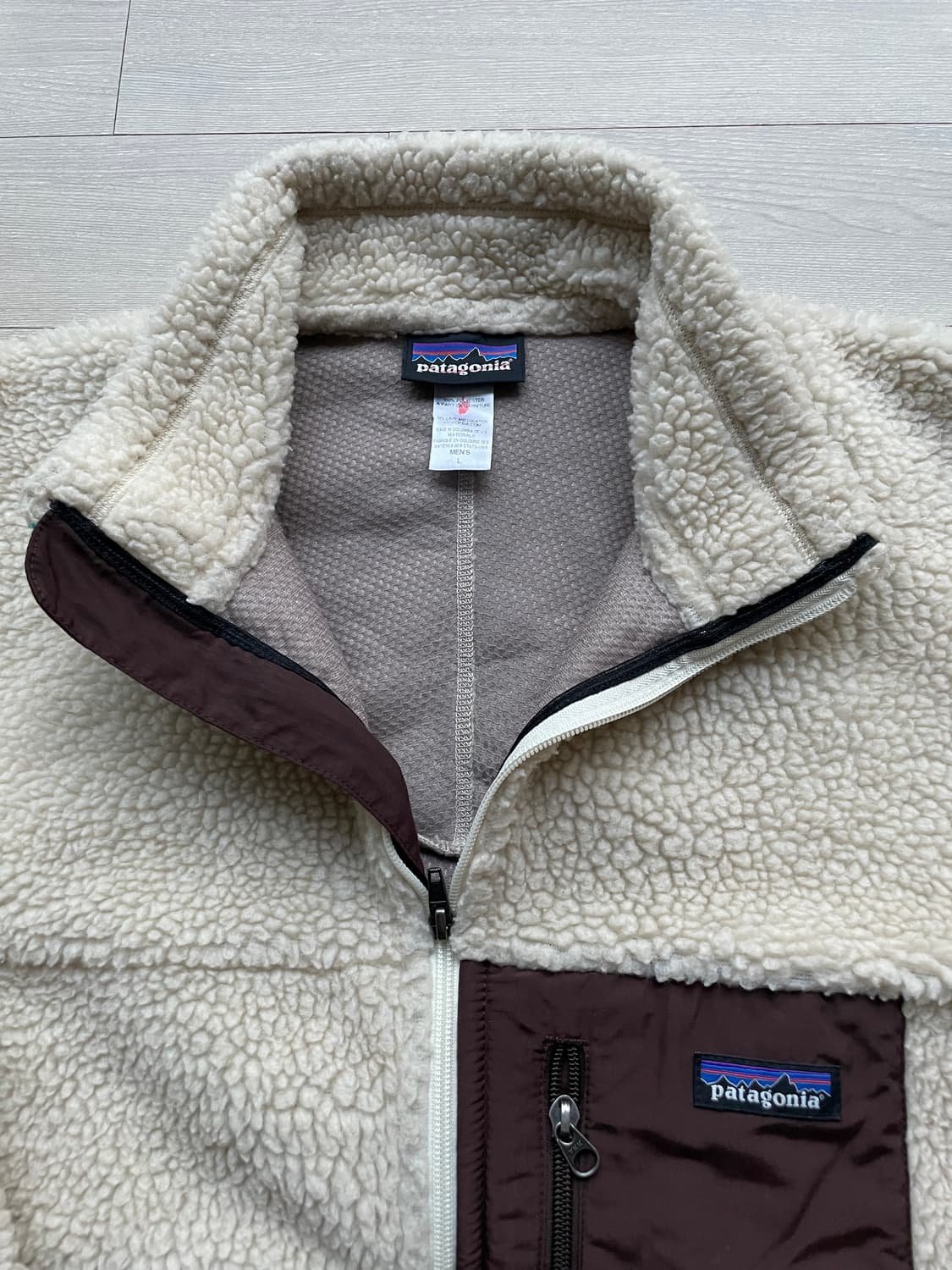 파타고니아 레트로x 오트밀 브라운 자켓 상품이미지4