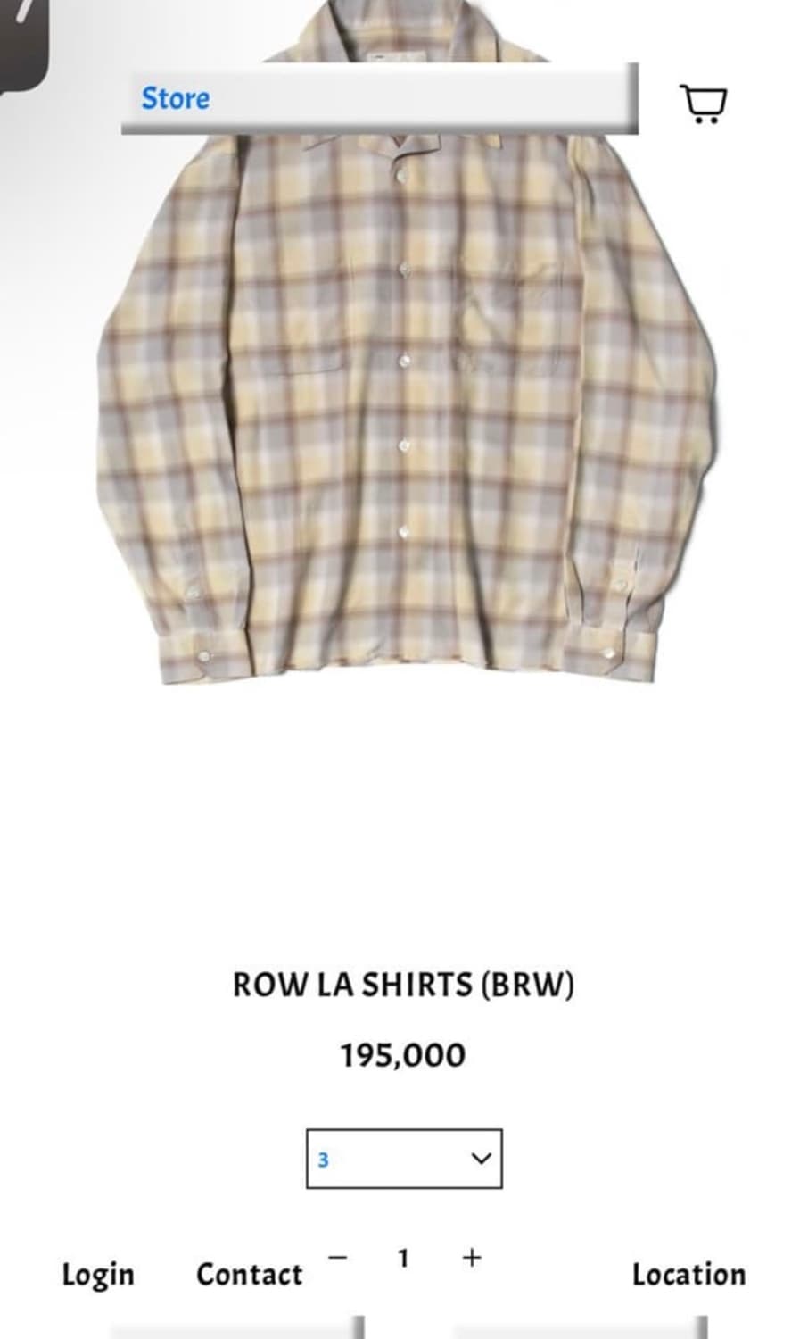 더 뤡코즈 la셔츠 상품이미지1