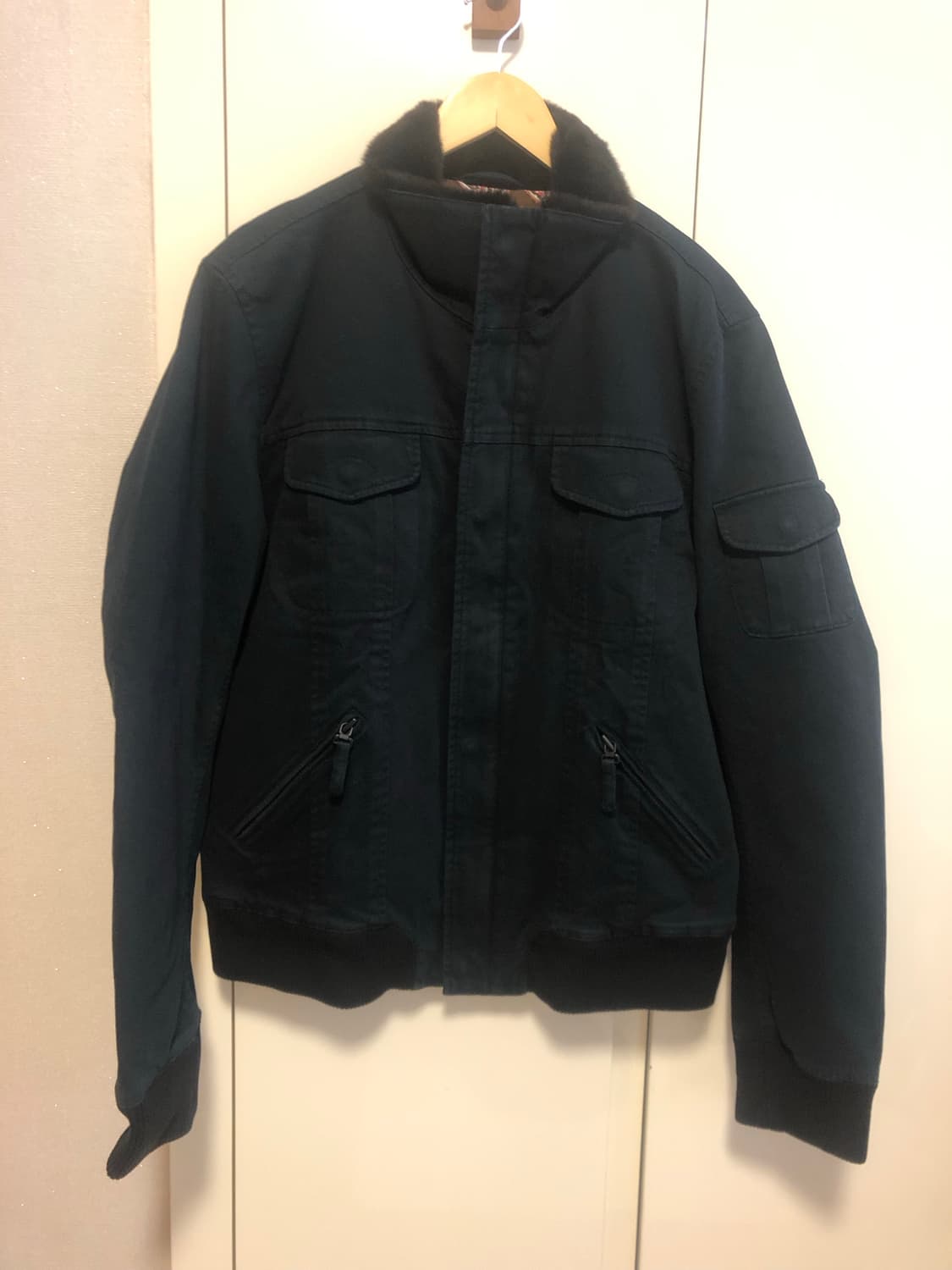 휴고보스 오렌지라벨 워싱 블루종 점퍼 자켓 상품이미지1