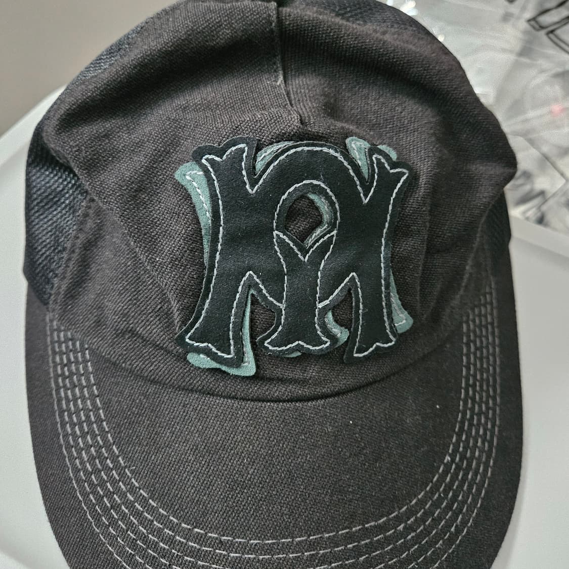 mpq 빅바이저 메쉬 캡 블랙 상품이미지1