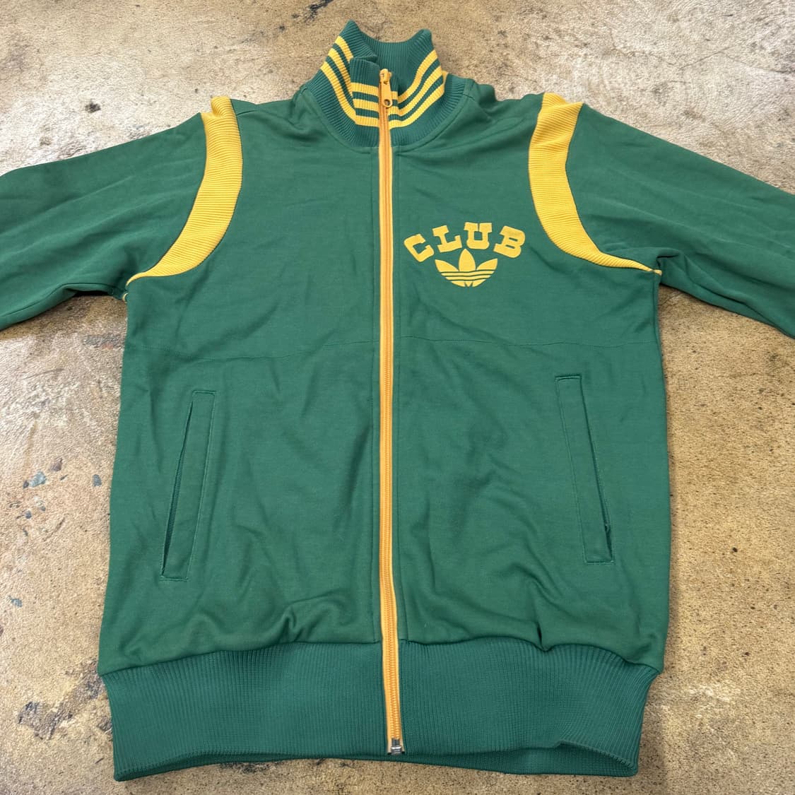 [ 정품/90 ] 아디다스 파이어버드 딥 그린 클럽 트랙탑 져지 b8 상품이미지3