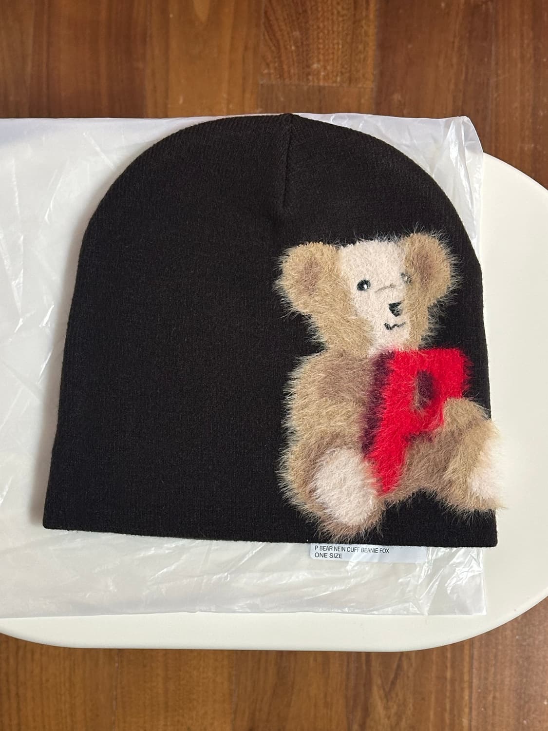 당일배송 새상품) 팔라스 P 베어 나인 커프 곰돌이 곰 비니 폭스 브라운 상품이미지2