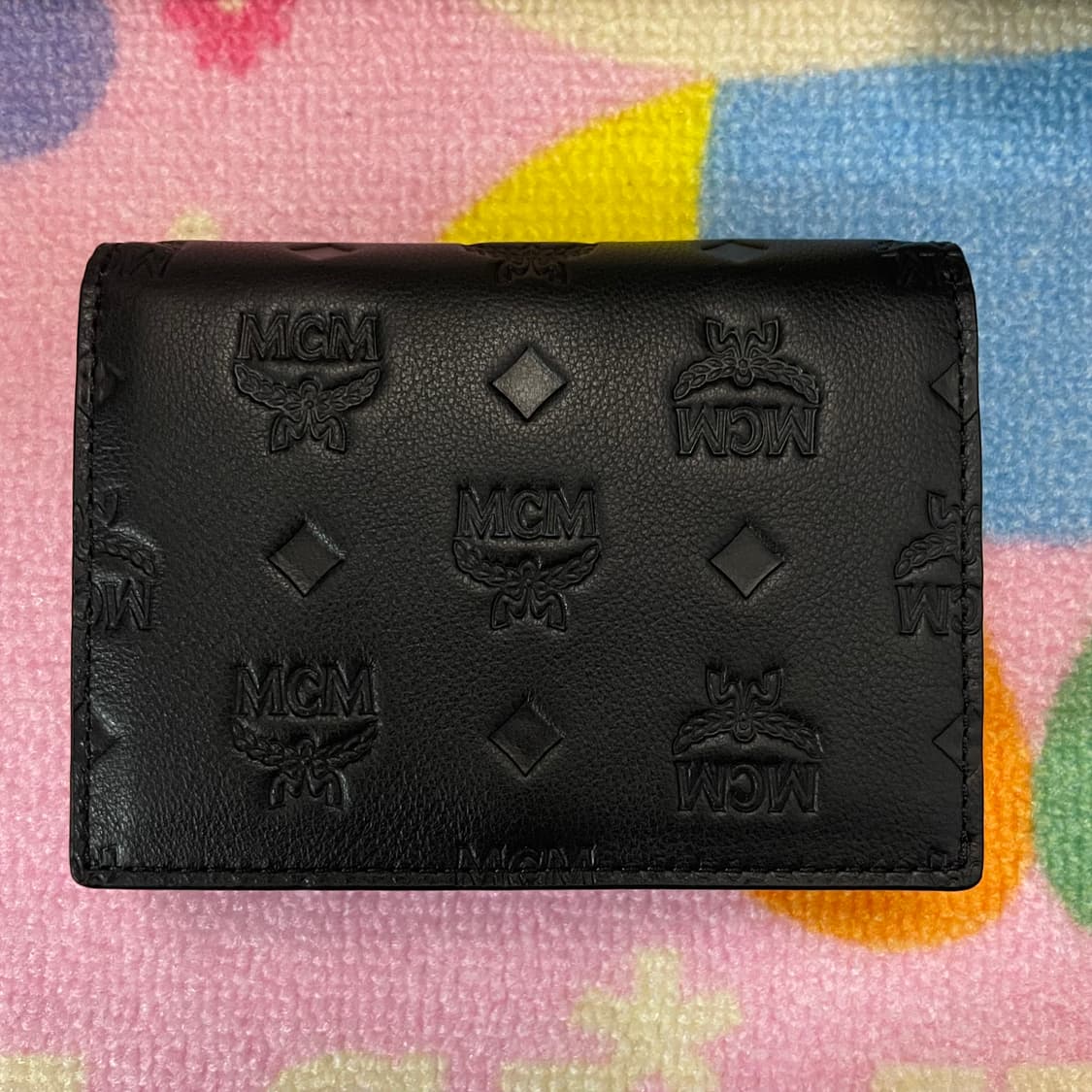 [새상품] 정품 MCM 비세토스 반지갑 블랙 상품이미지1