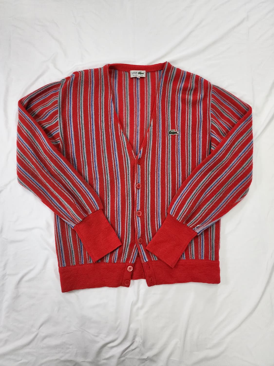 라코스테 서광 80s 빈티지 니트 가디건 상품이미지1