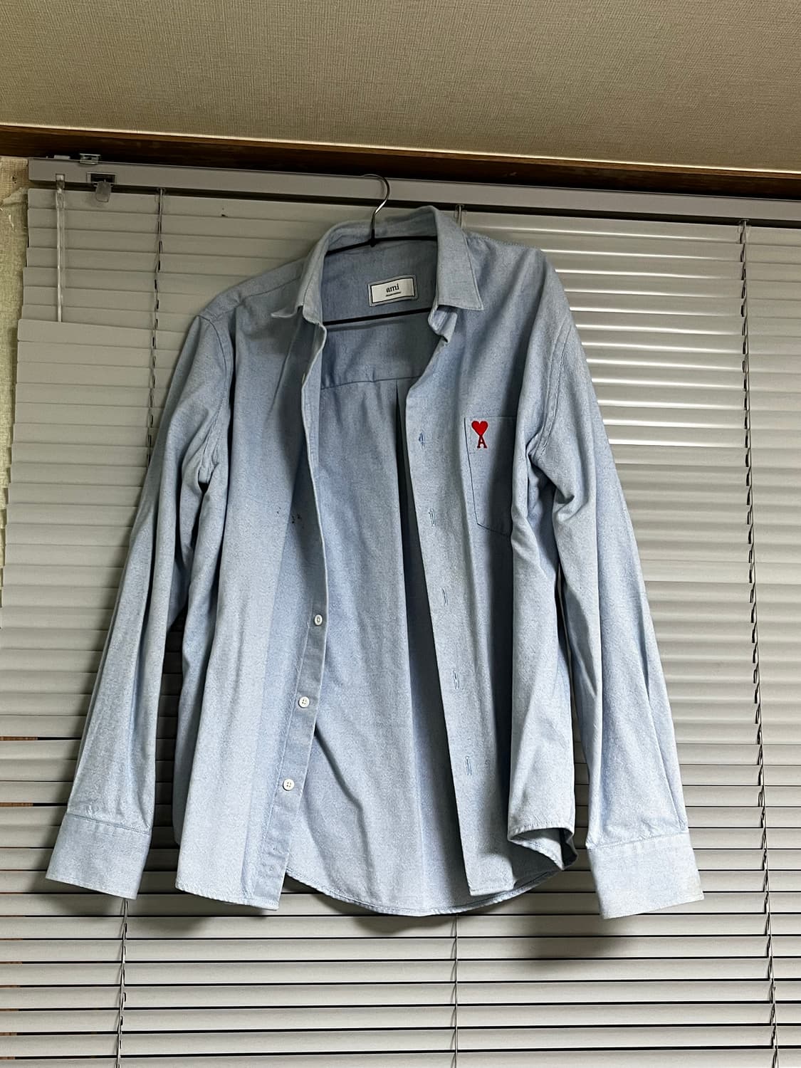 아미 ami 스몰하트로고 옥스포드셔츠 상품이미지1