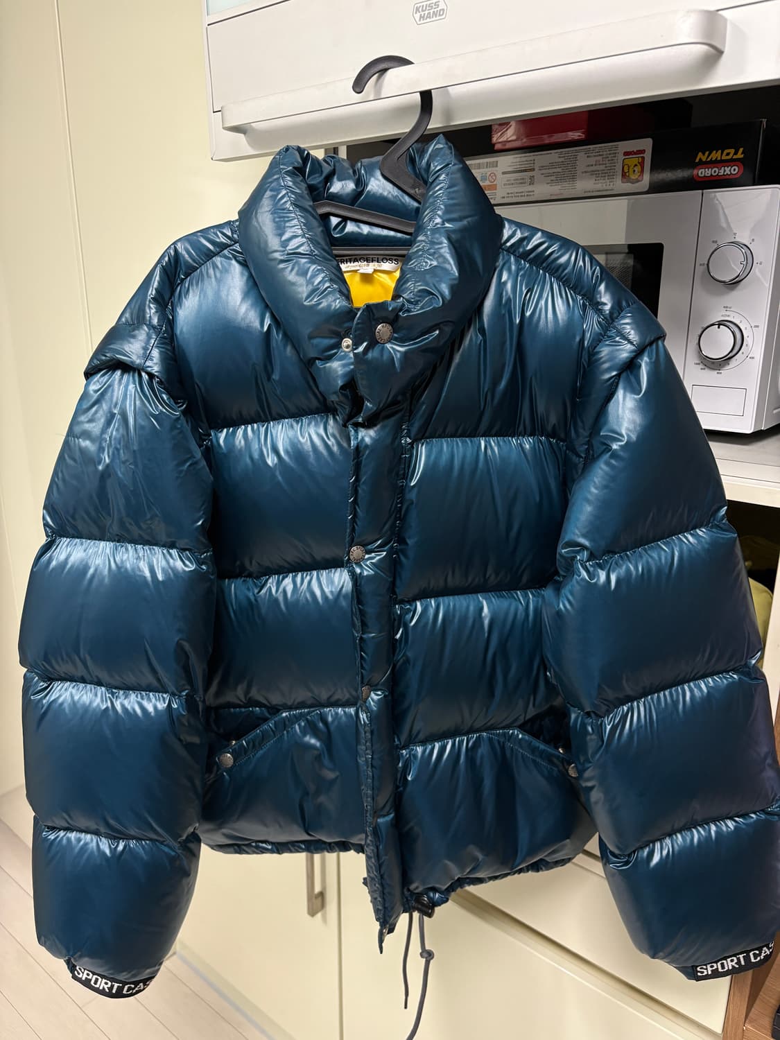 헤리티지플로스 패딩 블루 L 상품이미지1