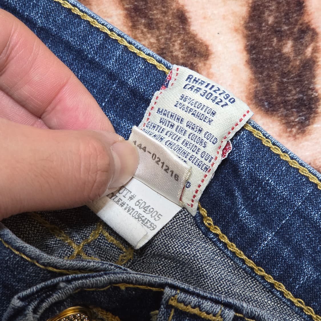 트루릴리전 베키 로우라이즈 데님 팬츠 상품이미지7