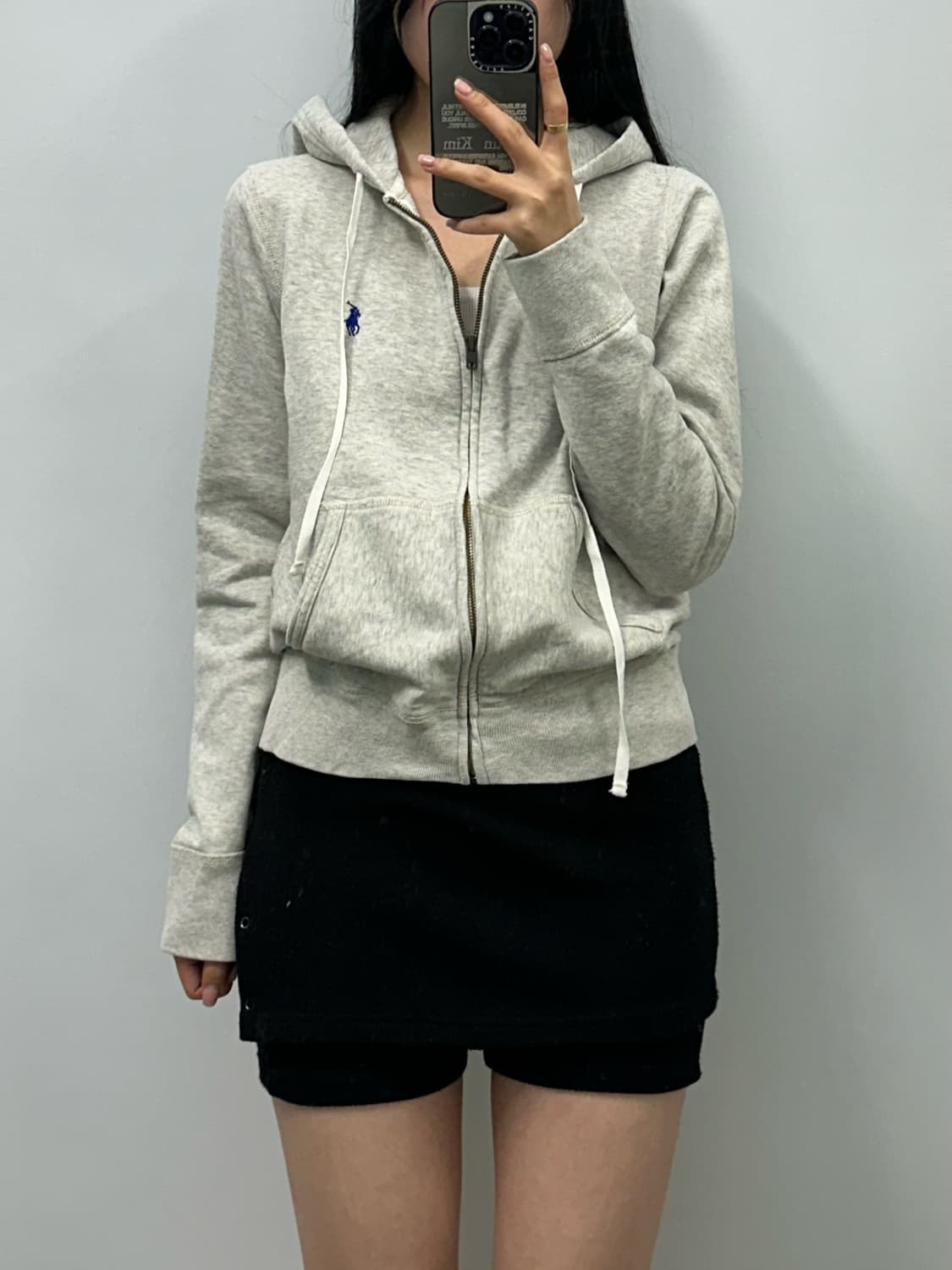 폴로 랄프로렌 신형 그레이 후드집업 상품이미지1