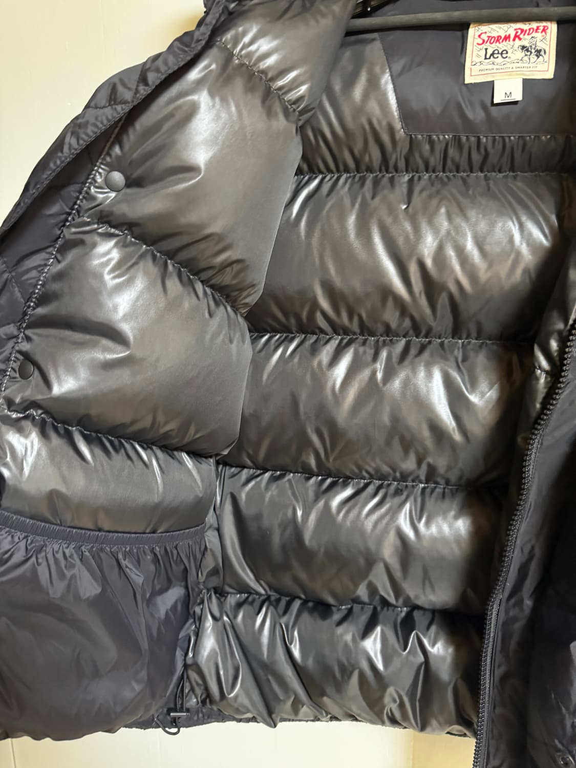Lee 스톰라이더 오리솜털 패딩 블랙 M 상품이미지5