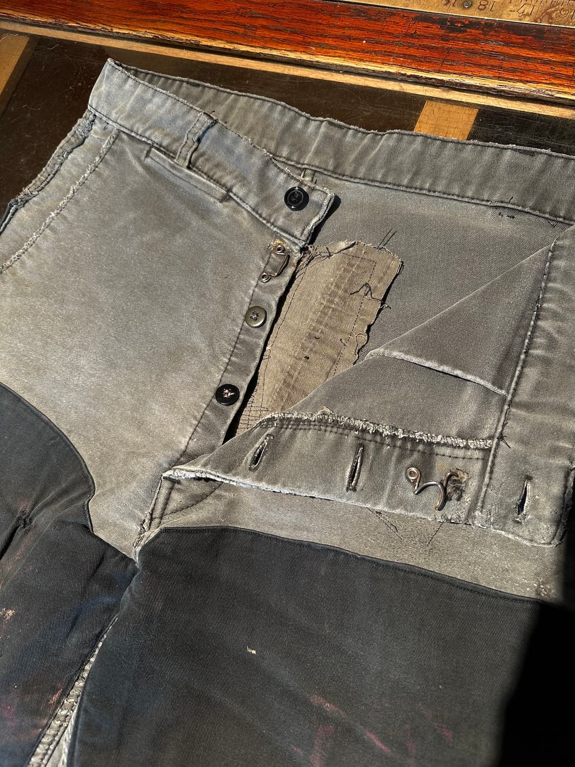 60s French Vintage Moleskin Work Pants 상품이미지9