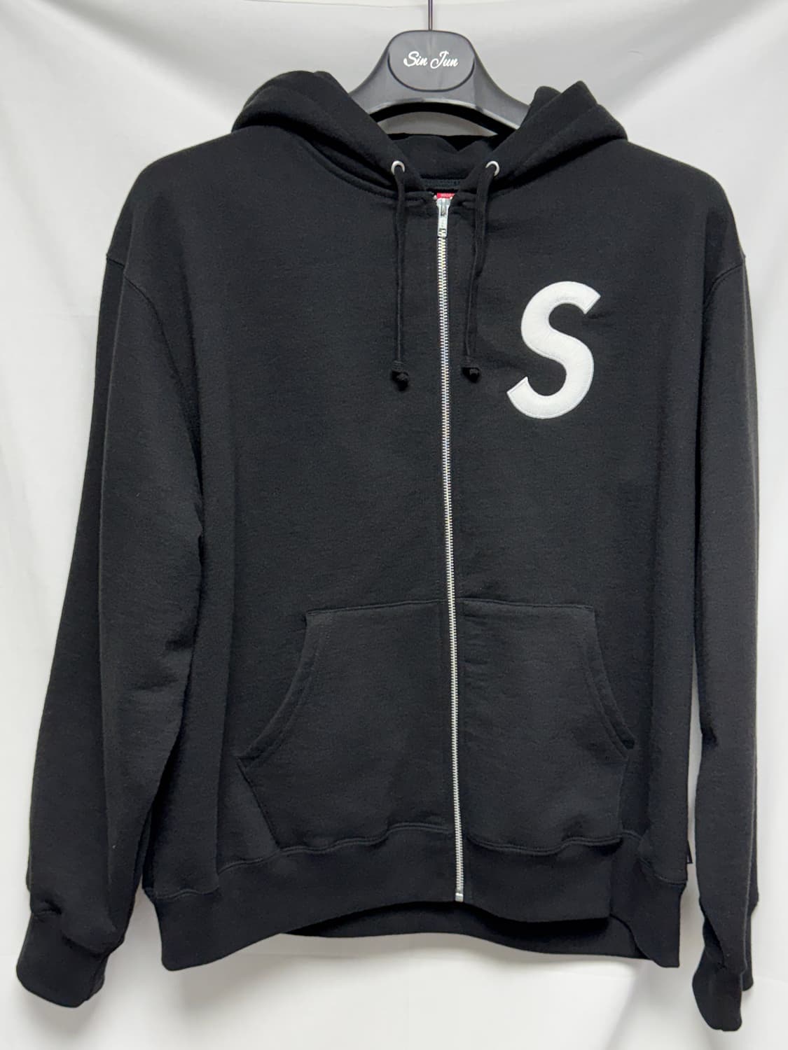 슈프림 S로고 후드집업 L사이즈 상품이미지1