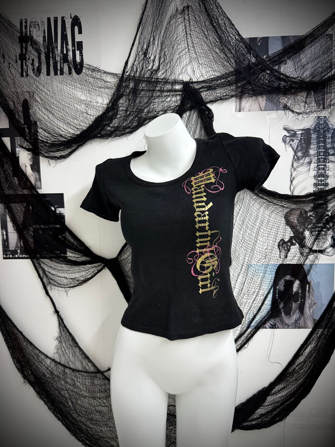 00s punk printing halfsleeve 상품이미지3