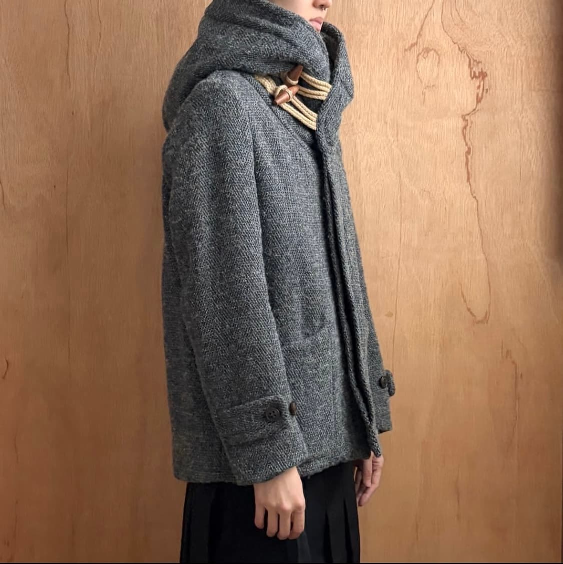 Trove 넥 토글 버튼 숏코트 상품이미지2