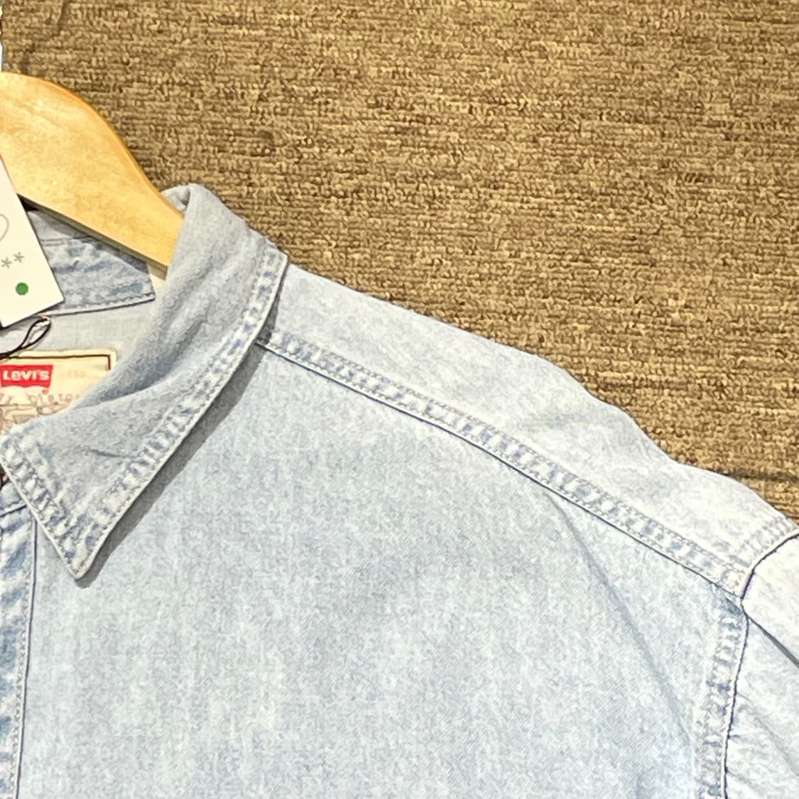 (XL) 90s Levi's 리바이스 코튼 데님 셔츠 상품이미지2