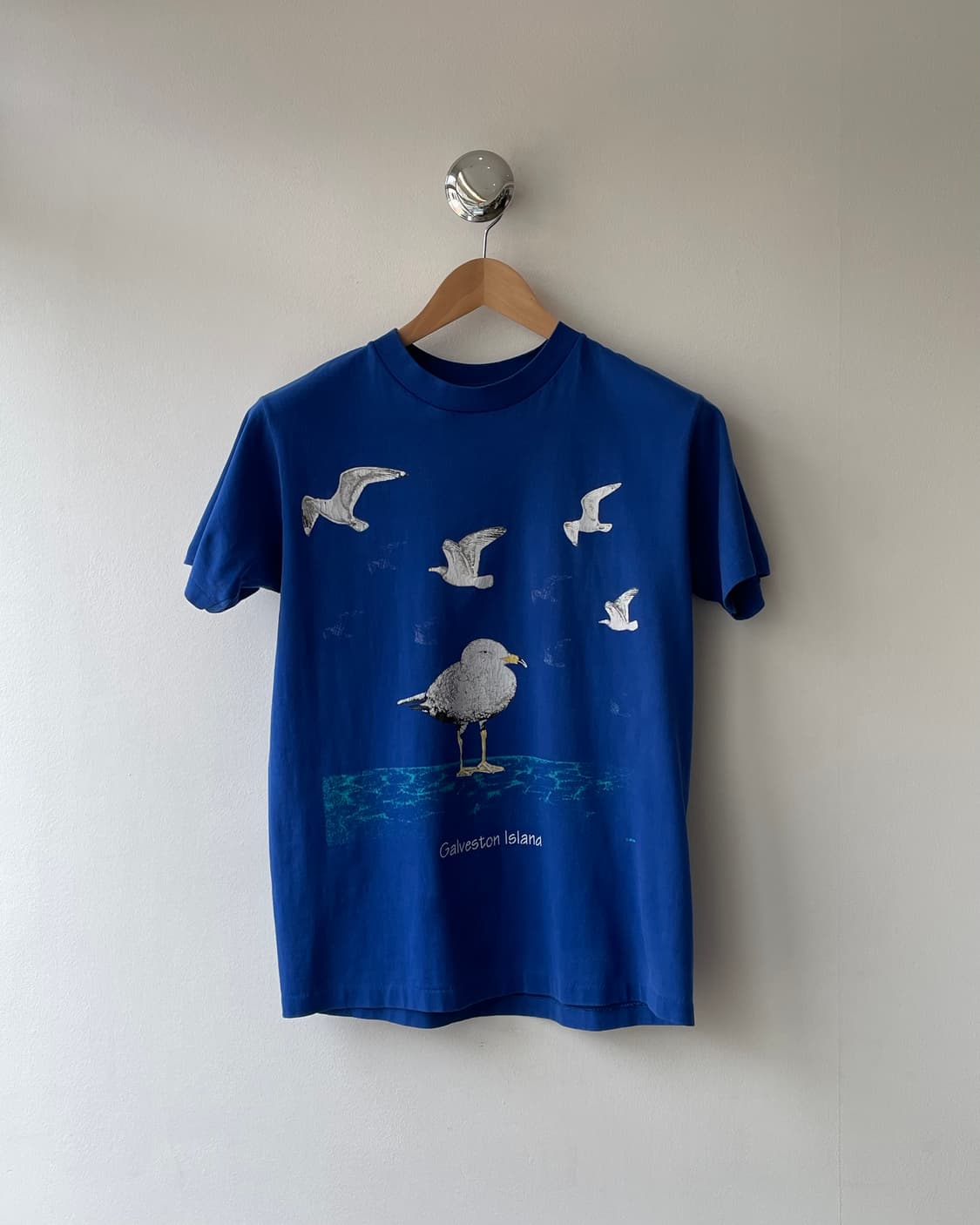90‘s USA “Galveston Island” 🕊️ T-shirt 상품이미지1