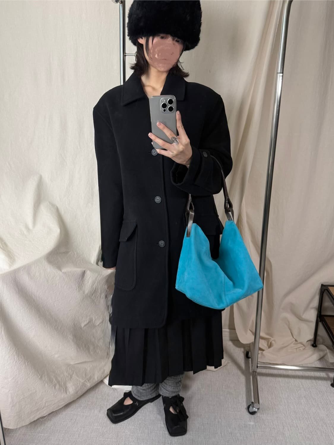 Wool Cashmere Blend Coat 상품이미지1