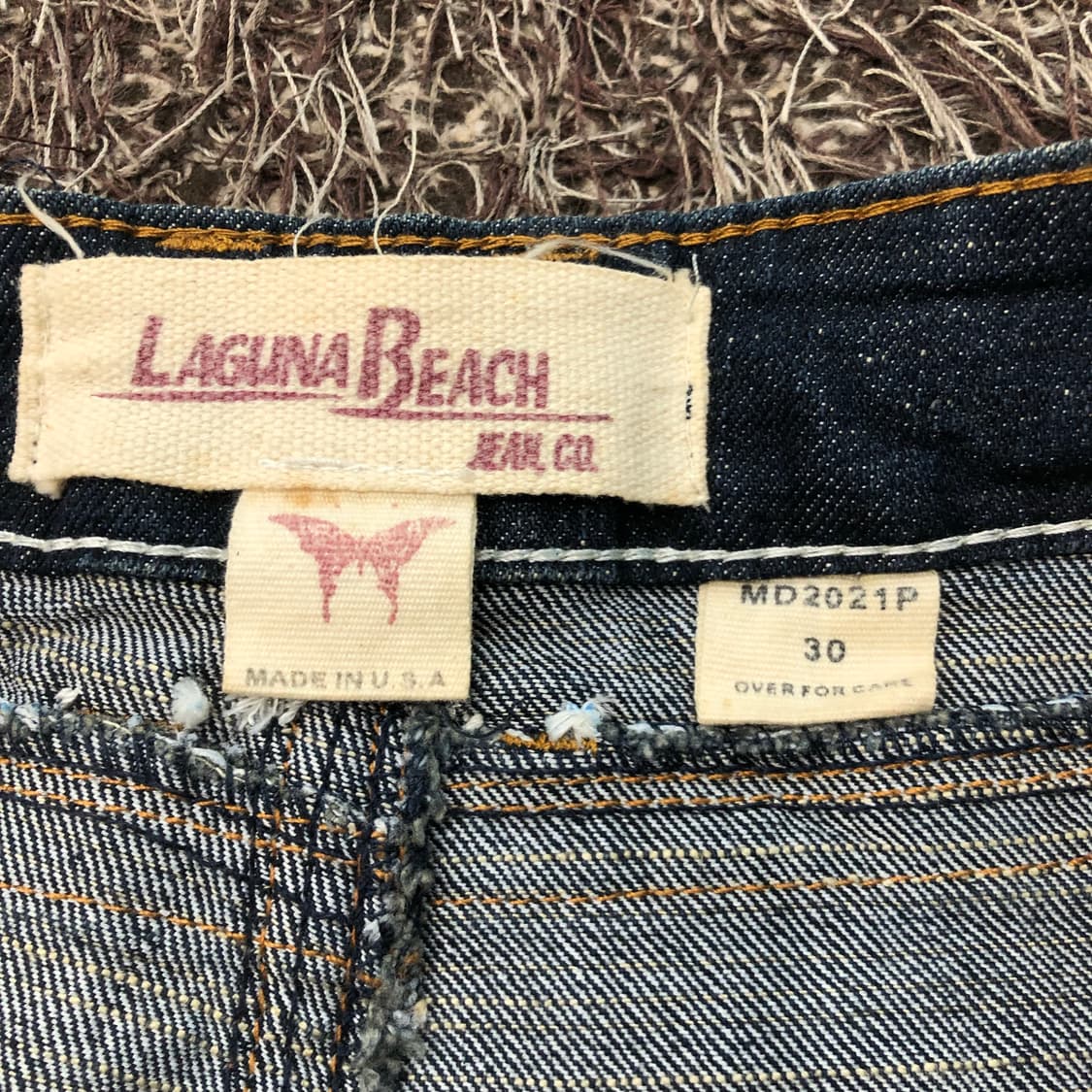 라구나비치 USA 스티치 워싱 데님 팬츠 상품이미지6