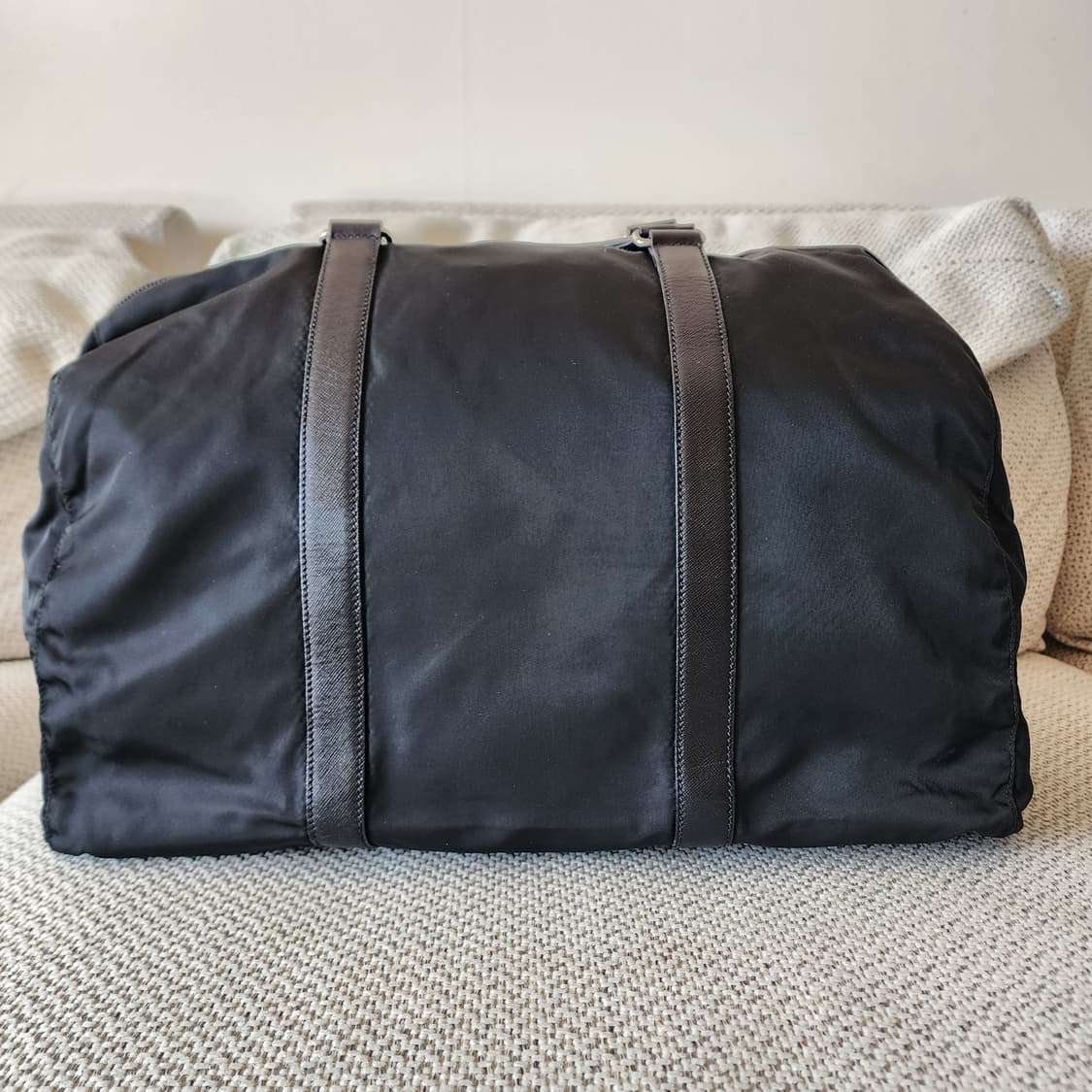 상태최상 프라다 테스토 나일론 사피아노 보스턴백 여행가방 토트형 상품이미지7