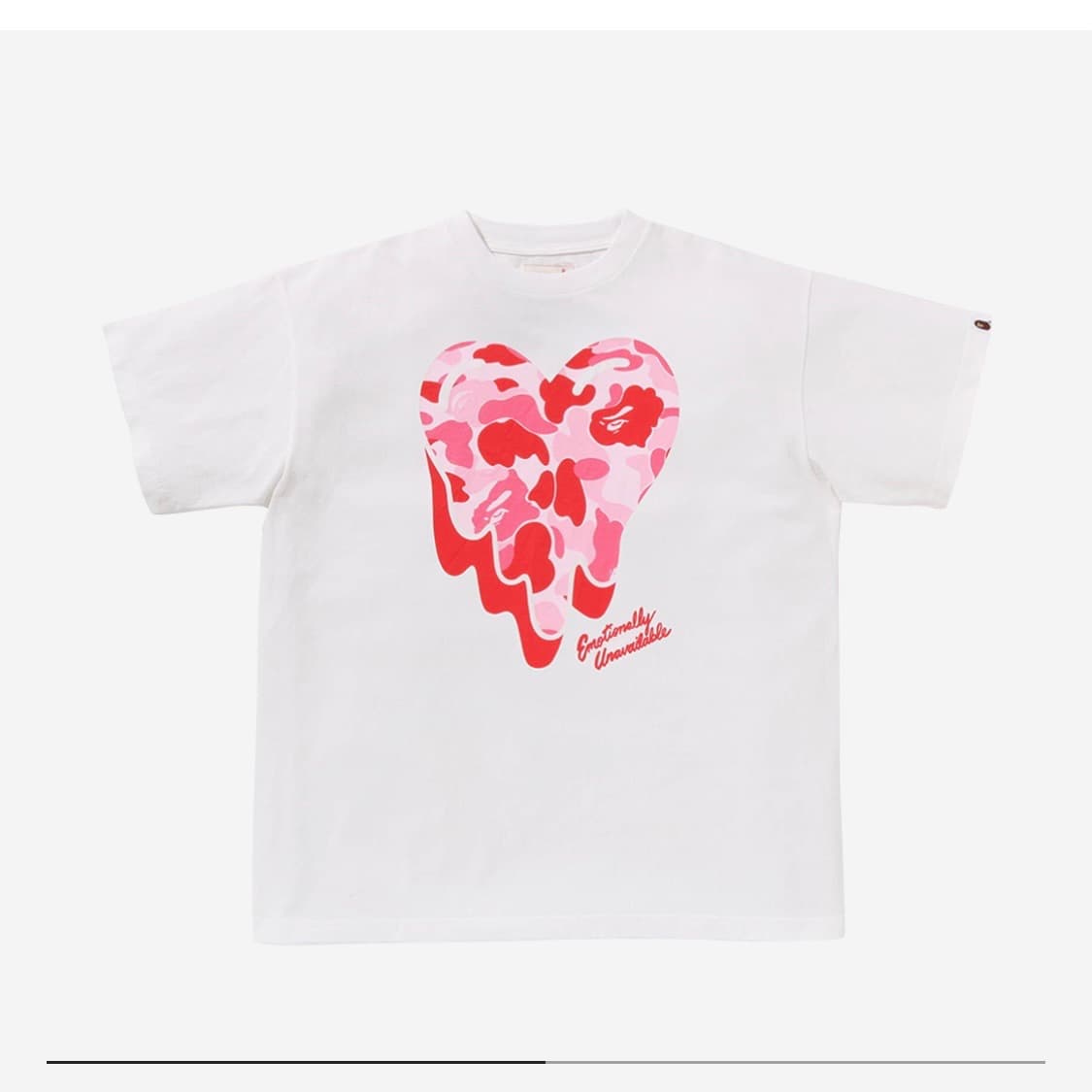 베이프 e.u. 카모 티셔츠 bape emotionally abccamo 상품이미지1
