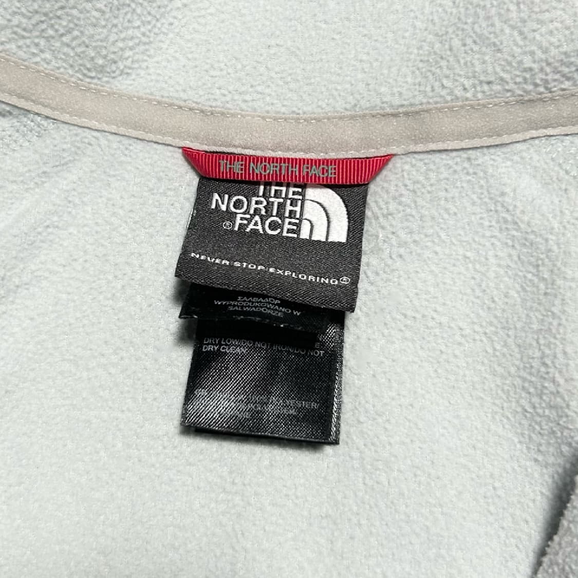 [M] Northface 노스페이스 라이트그레이 반집업 풀오버 후리스 상품이미지4