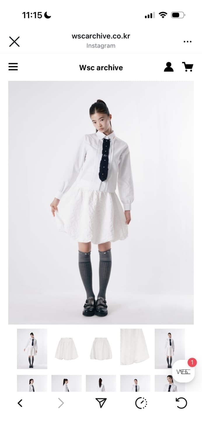 wsc archive 쿠모 벌룬 스커트 002 상품이미지1