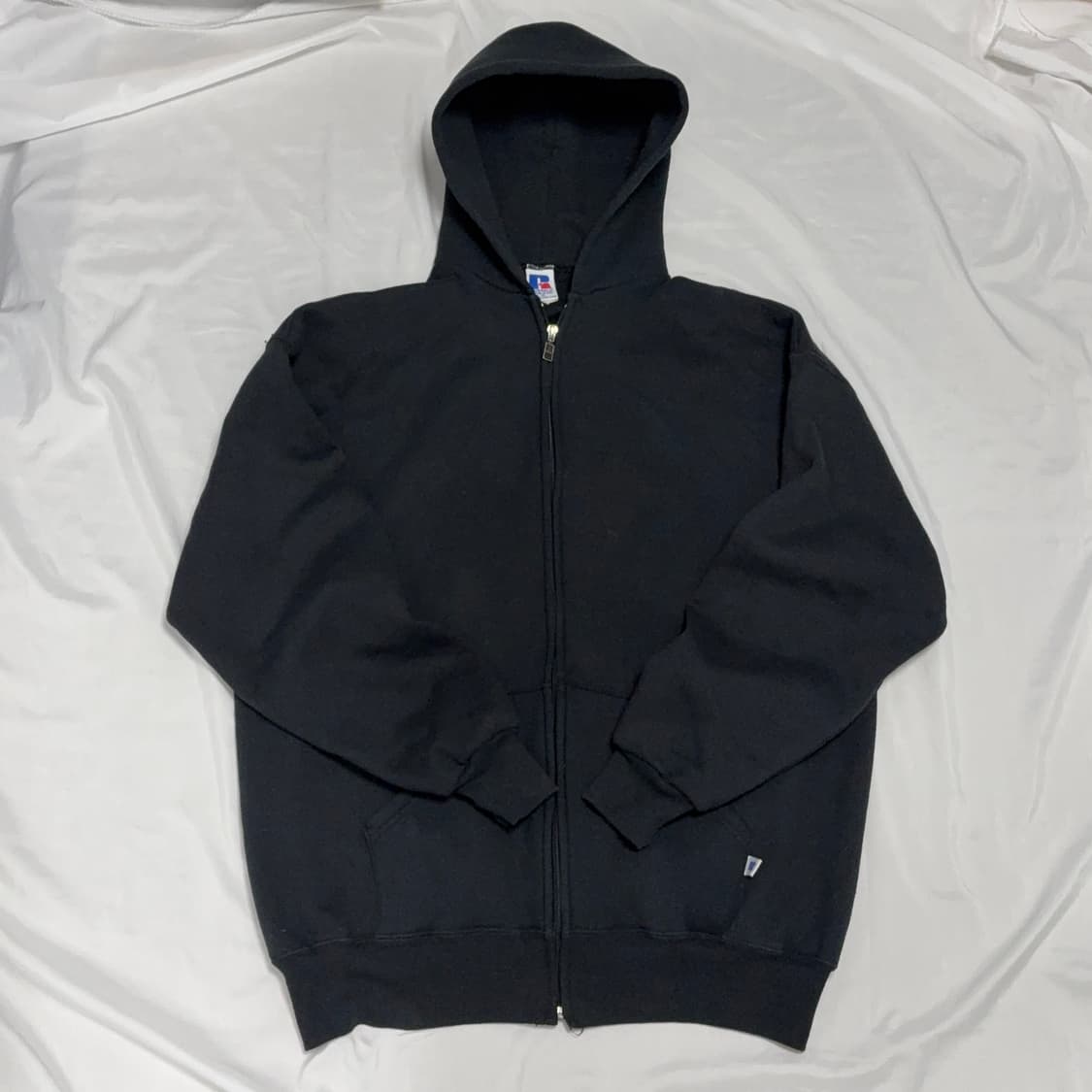 00s 러셀 후드집업 블랙 상품이미지4