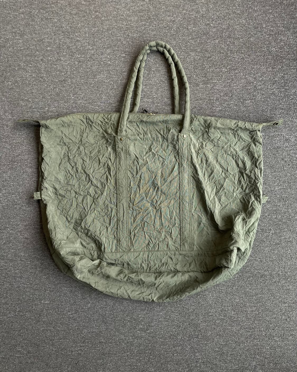 Wrinkle vintage patch tote bag 상품이미지4