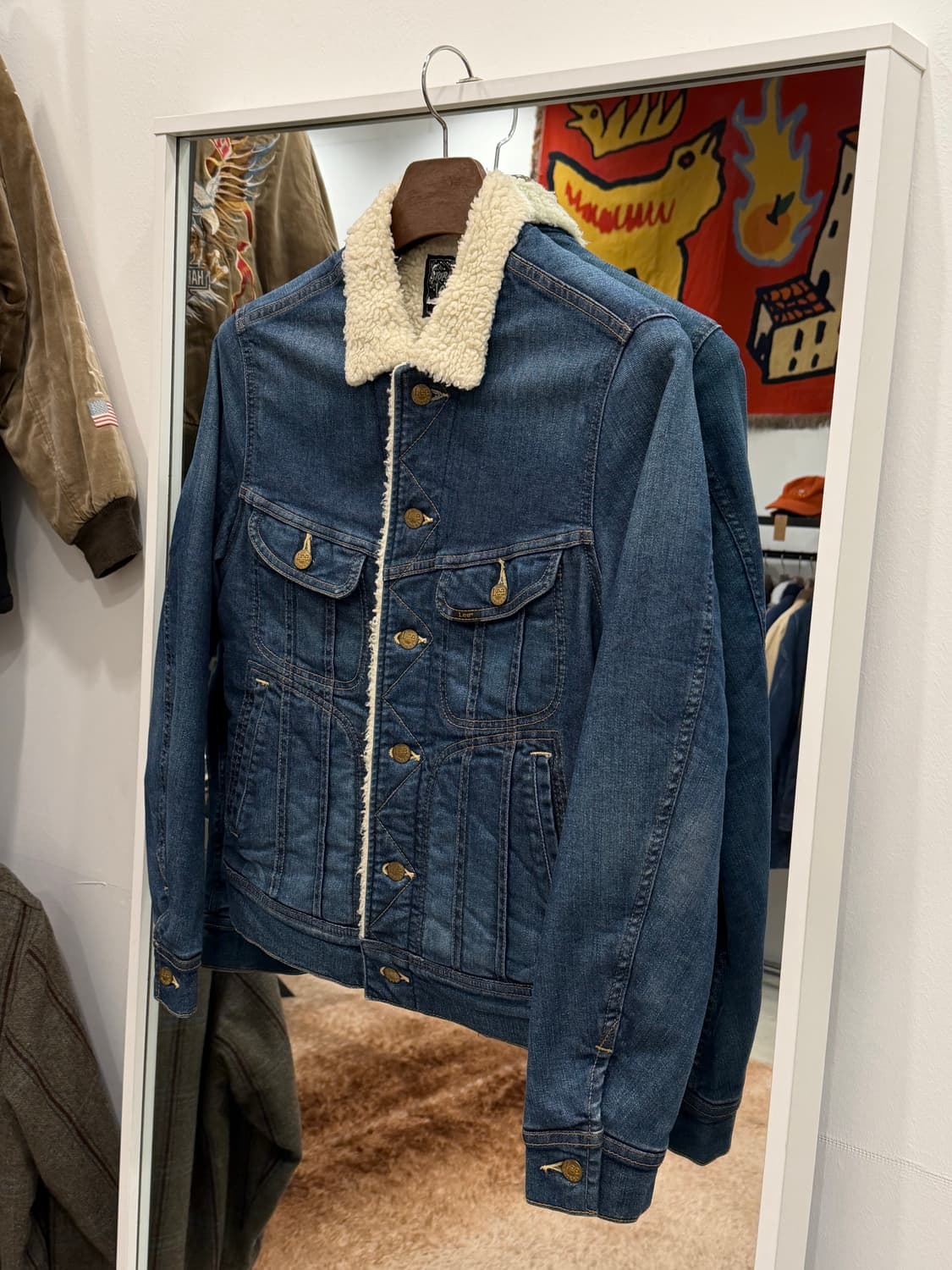 Lee 리 스톰라이더 쉐르파 데님 트러커 자켓 상품이미지1