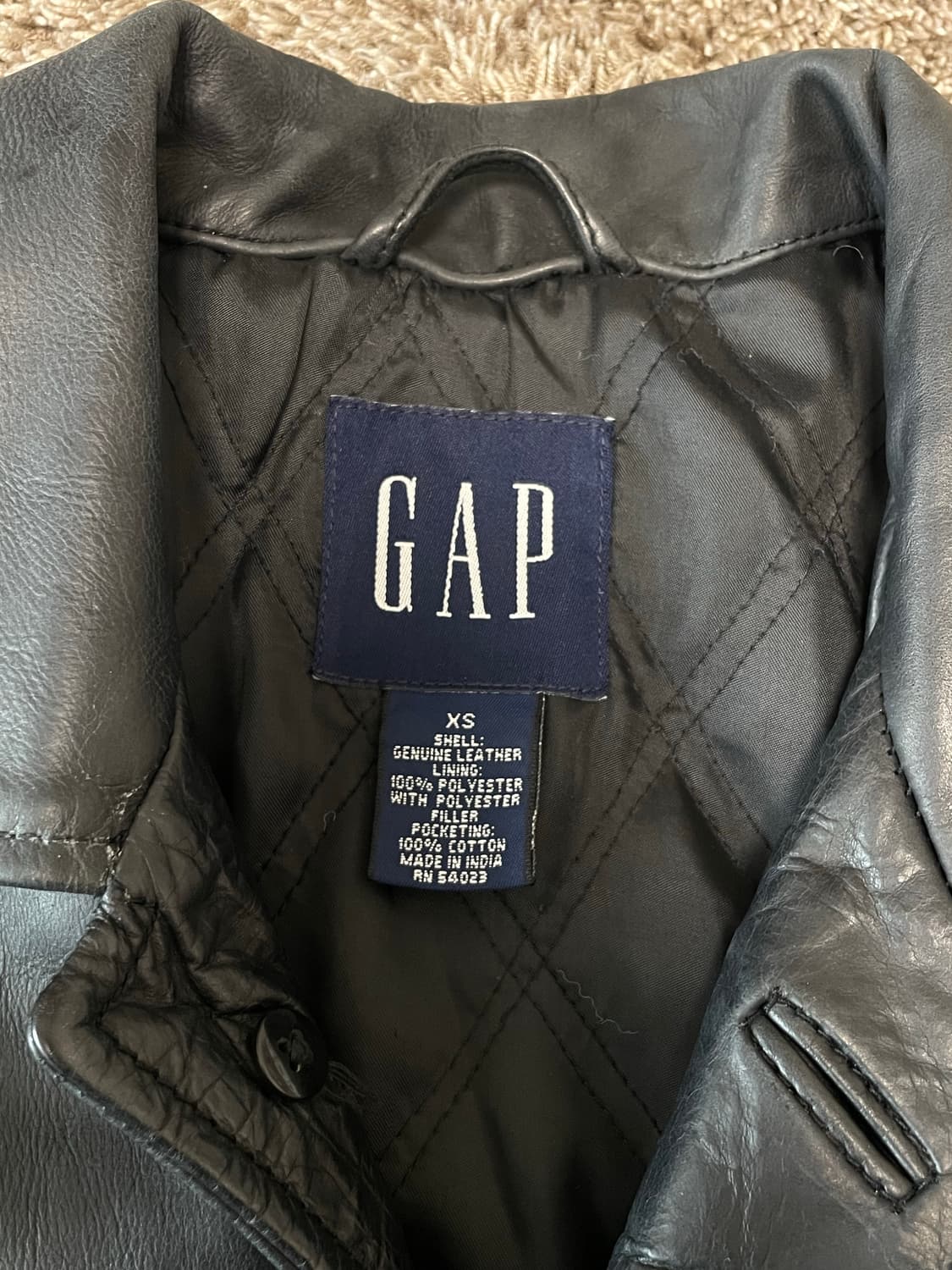 빈티지 올드갭 레더 카코트 old gap 상품이미지7