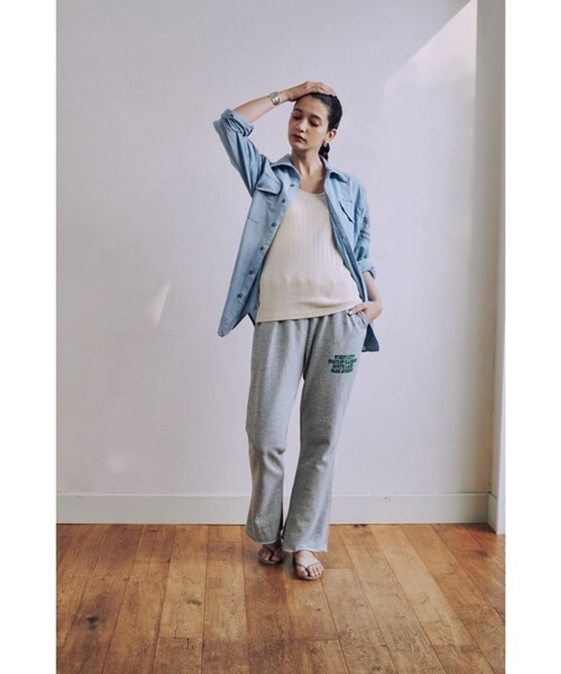 w/the Parks Flared Sweatpants 상품이미지3