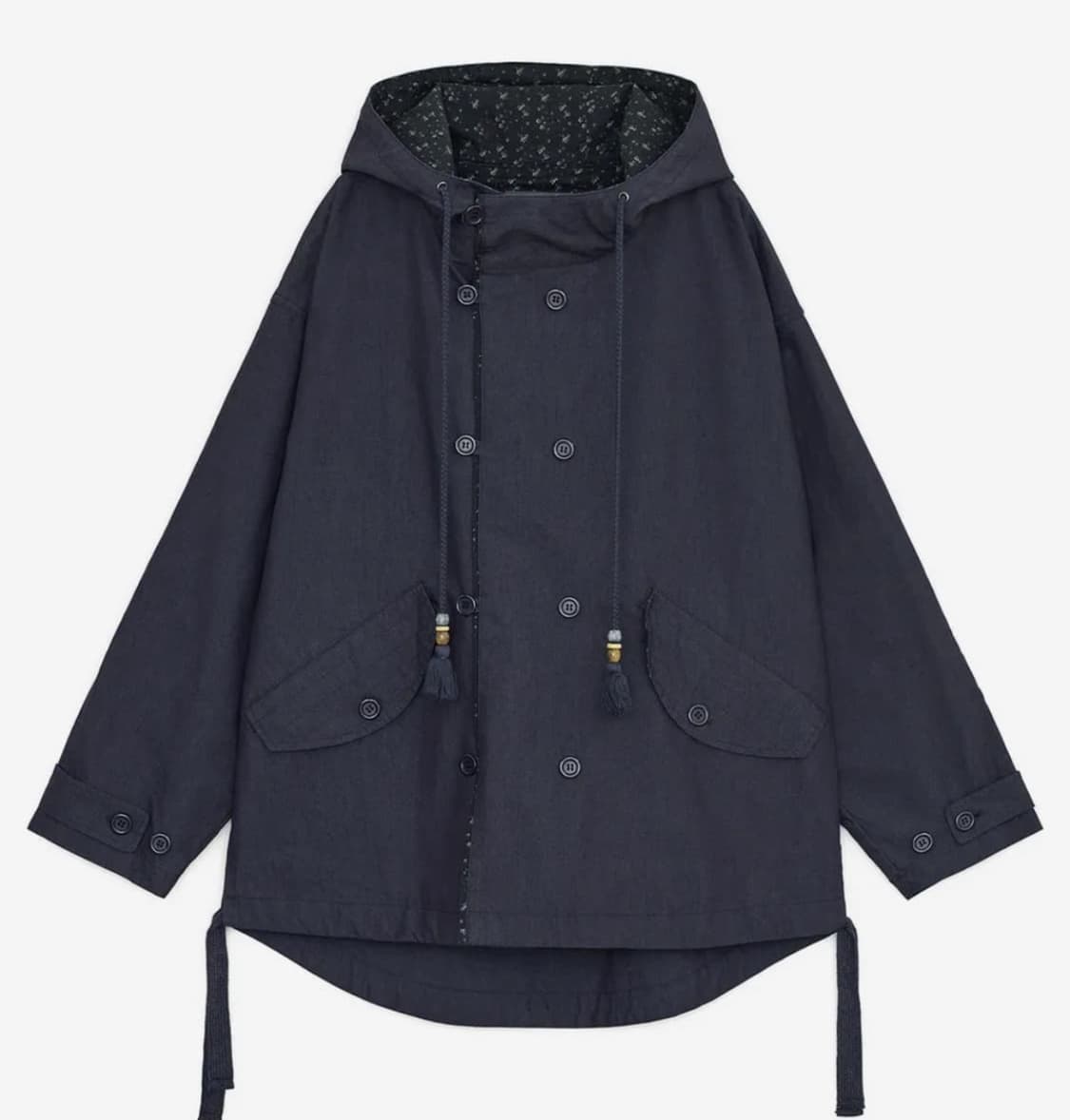 당일배송) 허그유어스킨 워시드 필드 자켓 (네이비) 상품이미지1