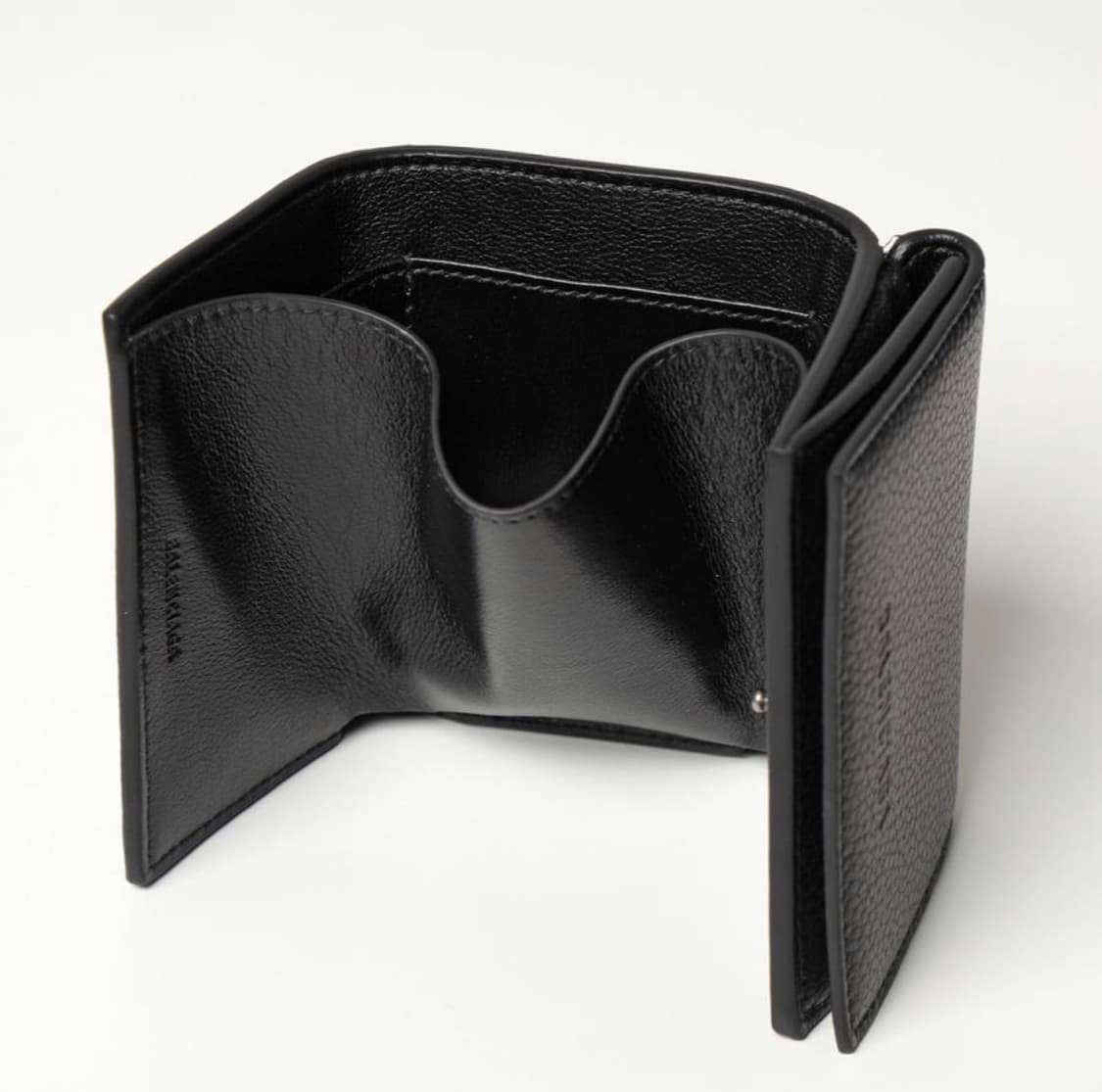 발렌시아가 여성 그레인 레더 폴딩 반지갑 상품이미지5