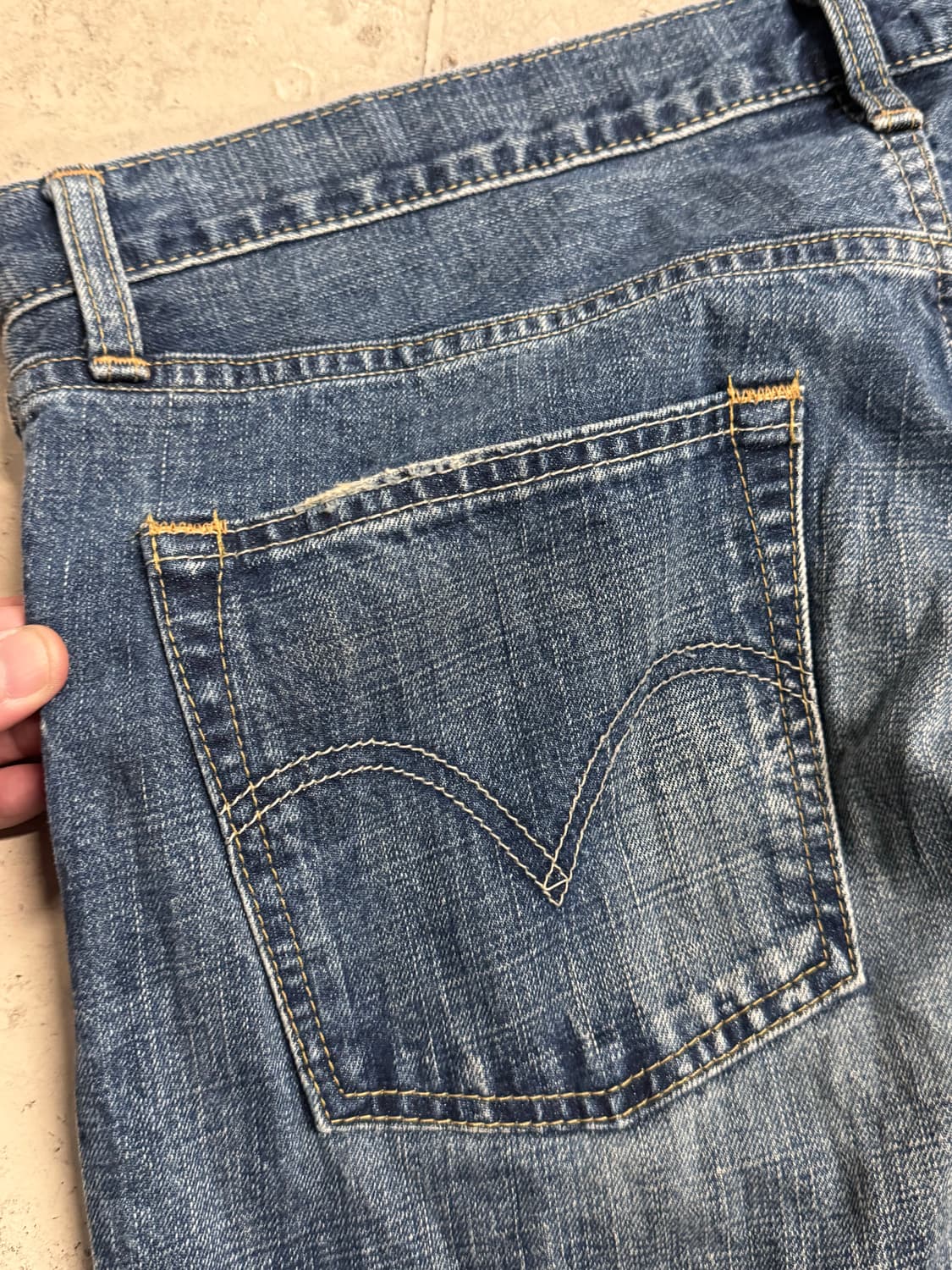 리바이스 502 다이드 워싱 데님팬츠  상품이미지8