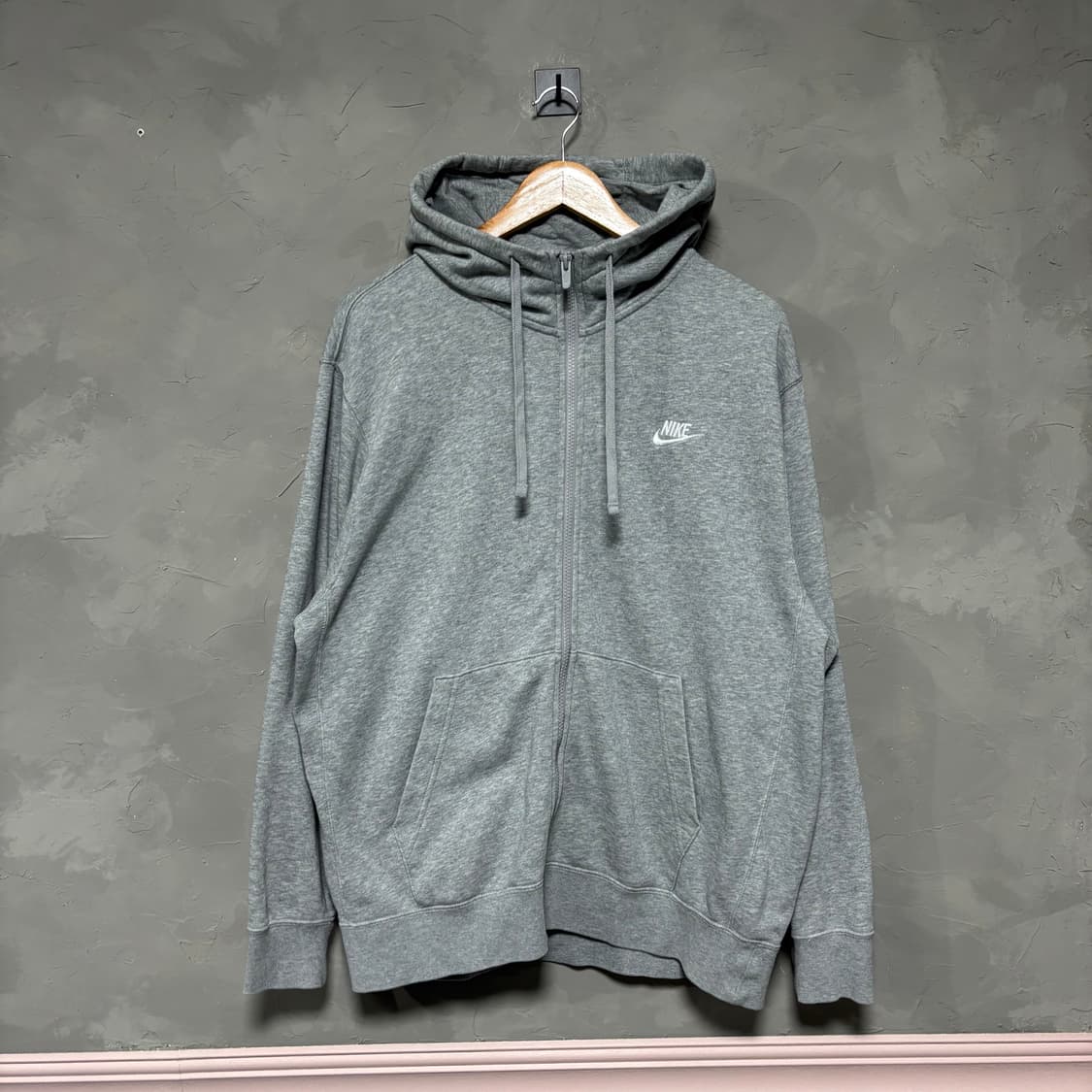 나이키 스우시 nsw 후드집업 회색 상품이미지1