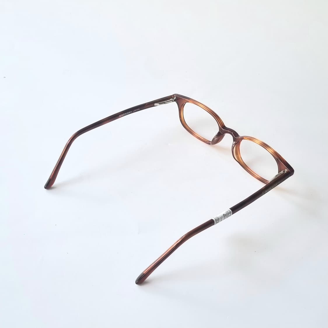 데드스탁 JAPAN 메이드 브라운 오벌 뿔테 안경테 786 상품이미지7