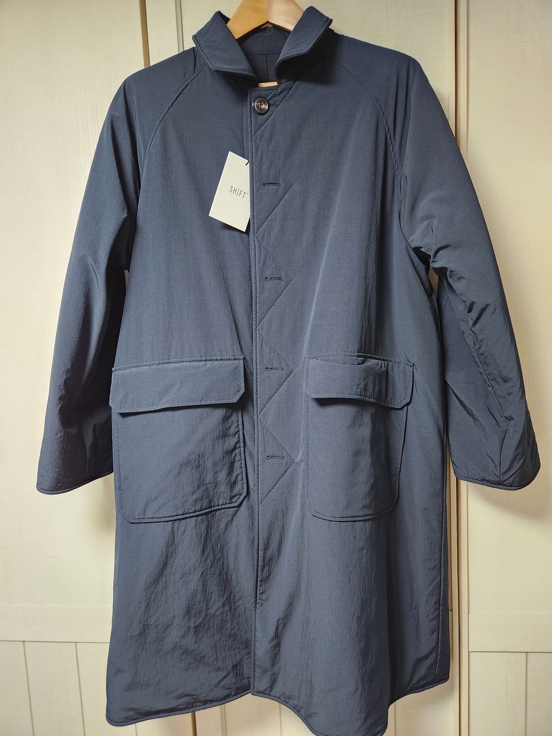 시프트지 울 솔리드 리버시블 코트 95사이즈(새상품) 상품이미지5