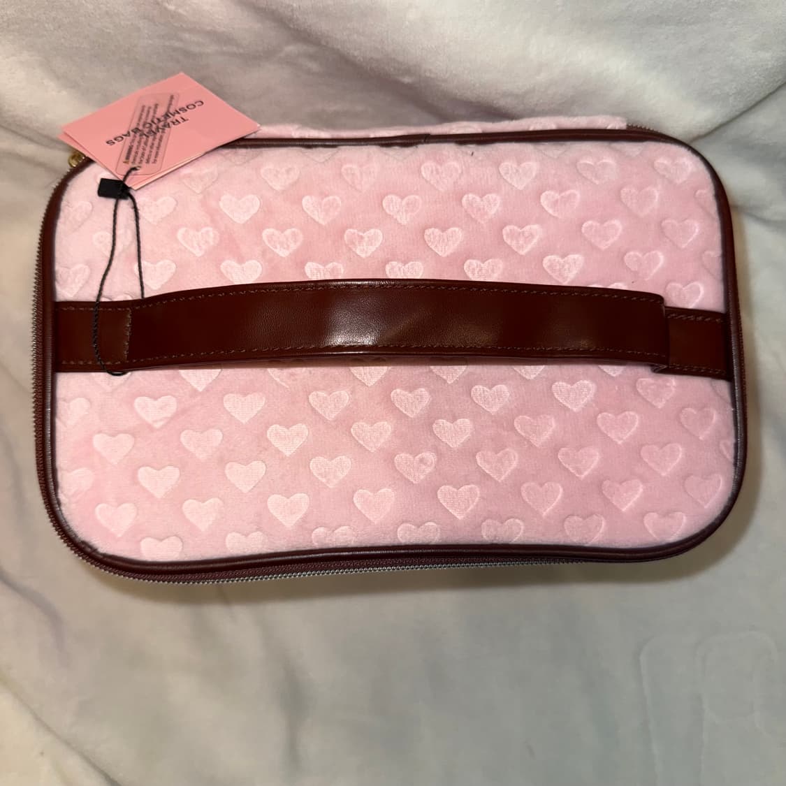 쥬시꾸뛰르 하트 핑크 파우치 여행용 핀터깔 베이비베어 갸루 베메클 상품이미지2